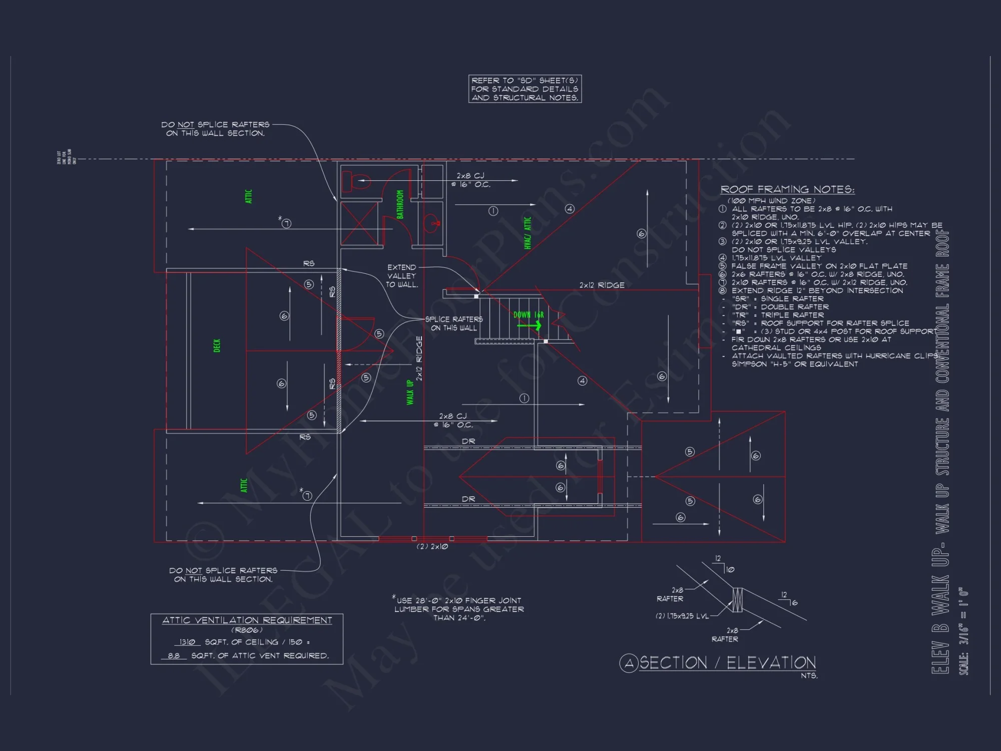 Modern 2-Story house Plan with CAD Designs & Bonus Room