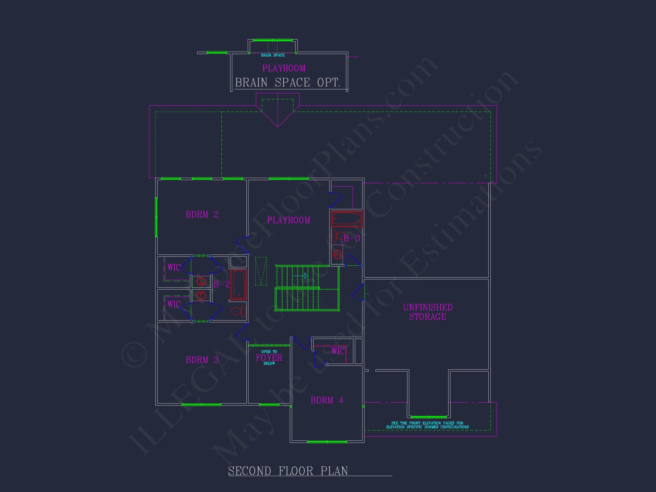 8-1389 HOUSE PLAN - Elegant 2-Story House Plan with CAD Designs & Spacious Layout 7 Elegant 2-Story house Plan with CAD Designs & Spacious Layout