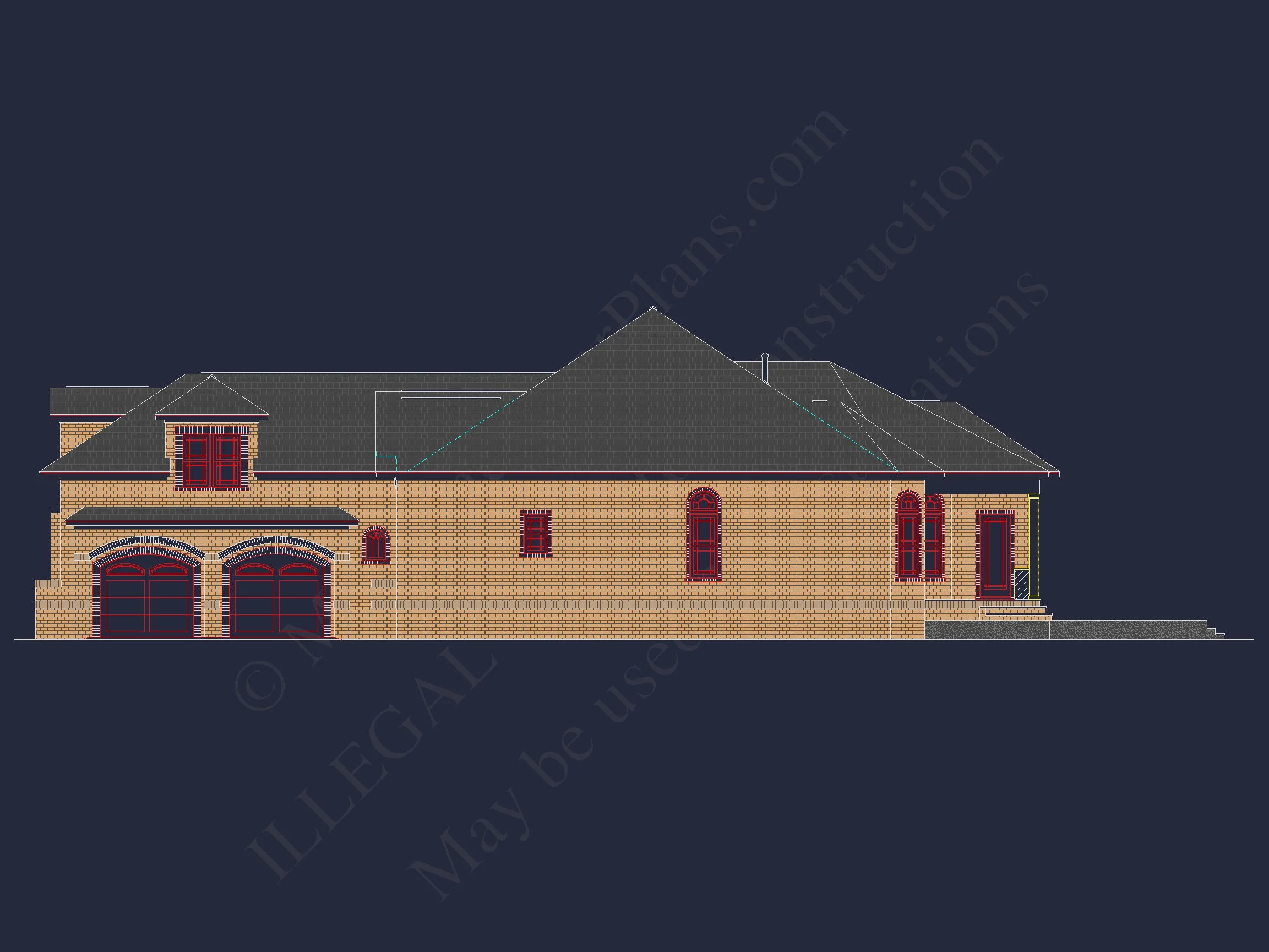 8-1224 HOUSE PLAN - Traditional House Plan with 2 Floors & Spacious Floor Plan 4 Traditional house Plan with 2 Floors & Spacious Floor Plan