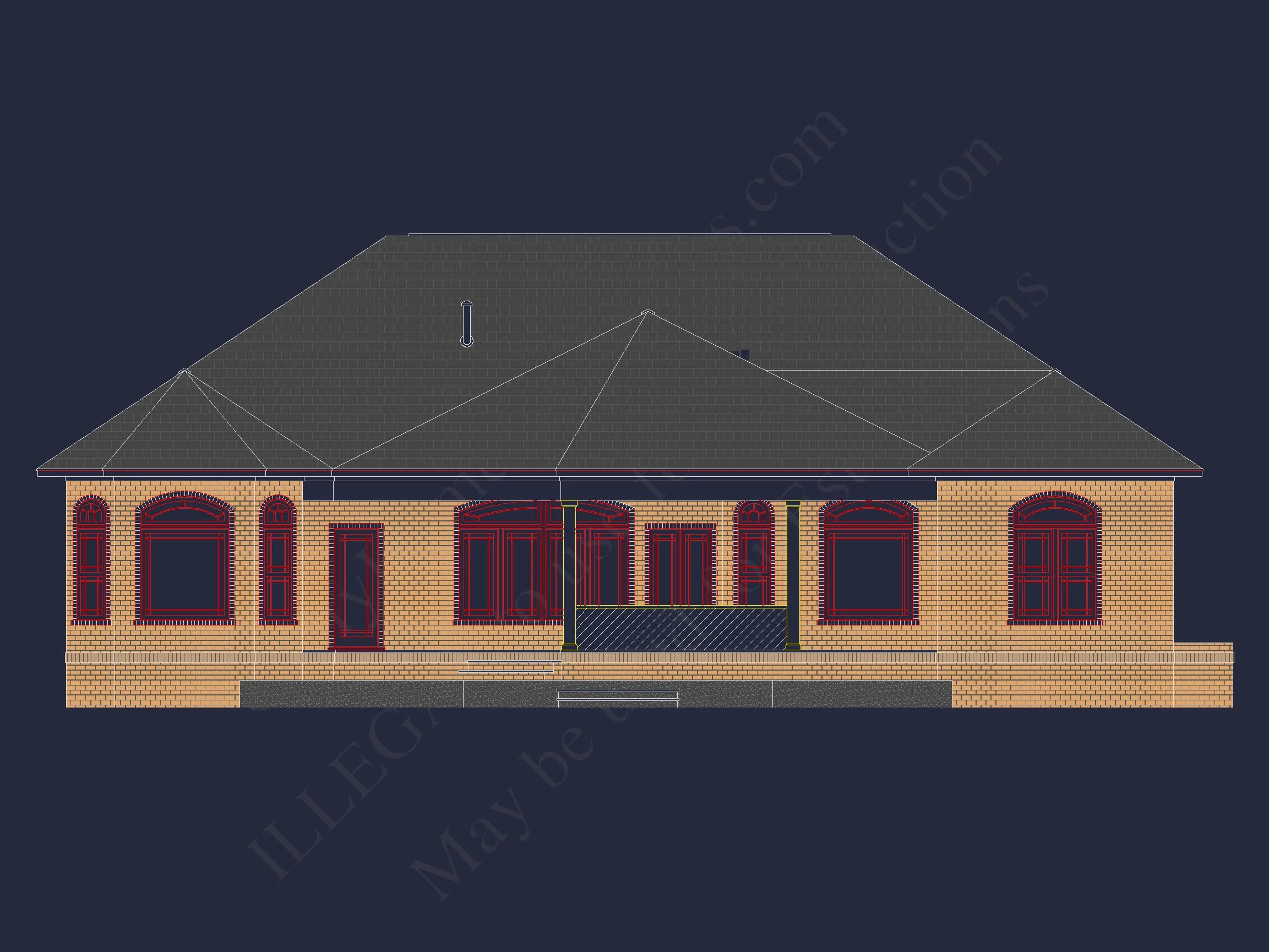 8-1224 HOUSE PLAN - Traditional House Plan with 2 Floors & Spacious Floor Plan 3 Traditional house Plan with 2 Floors & Spacious Floor Plan