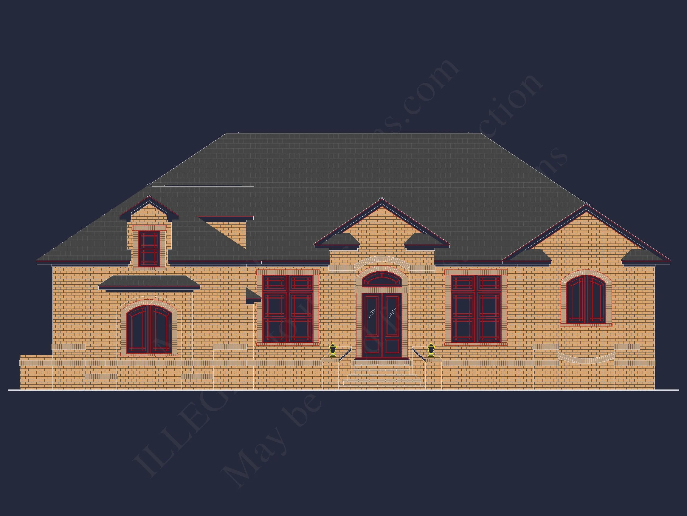 8-1224 HOUSE PLAN - Traditional House Plan with 2 Floors & Spacious Floor Plan 2 Traditional house Plan with 2 Floors & Spacious Floor Plan