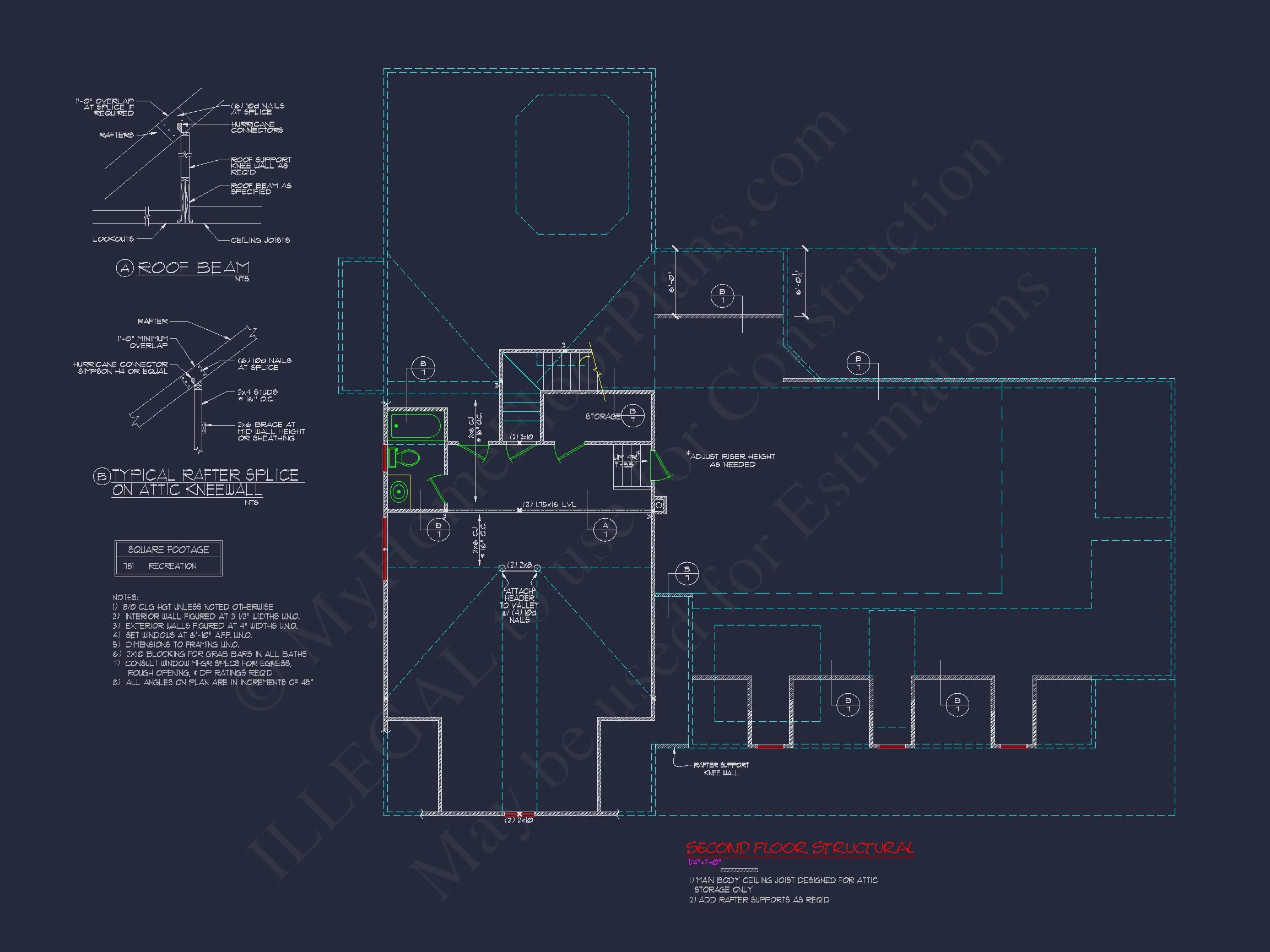 8-1003 HOUSE PLAN - Traditional Craftsman House Plan with Blueprint & CAD Designs 16 Traditional Craftsman house Plan with Blueprint & CAD Designs