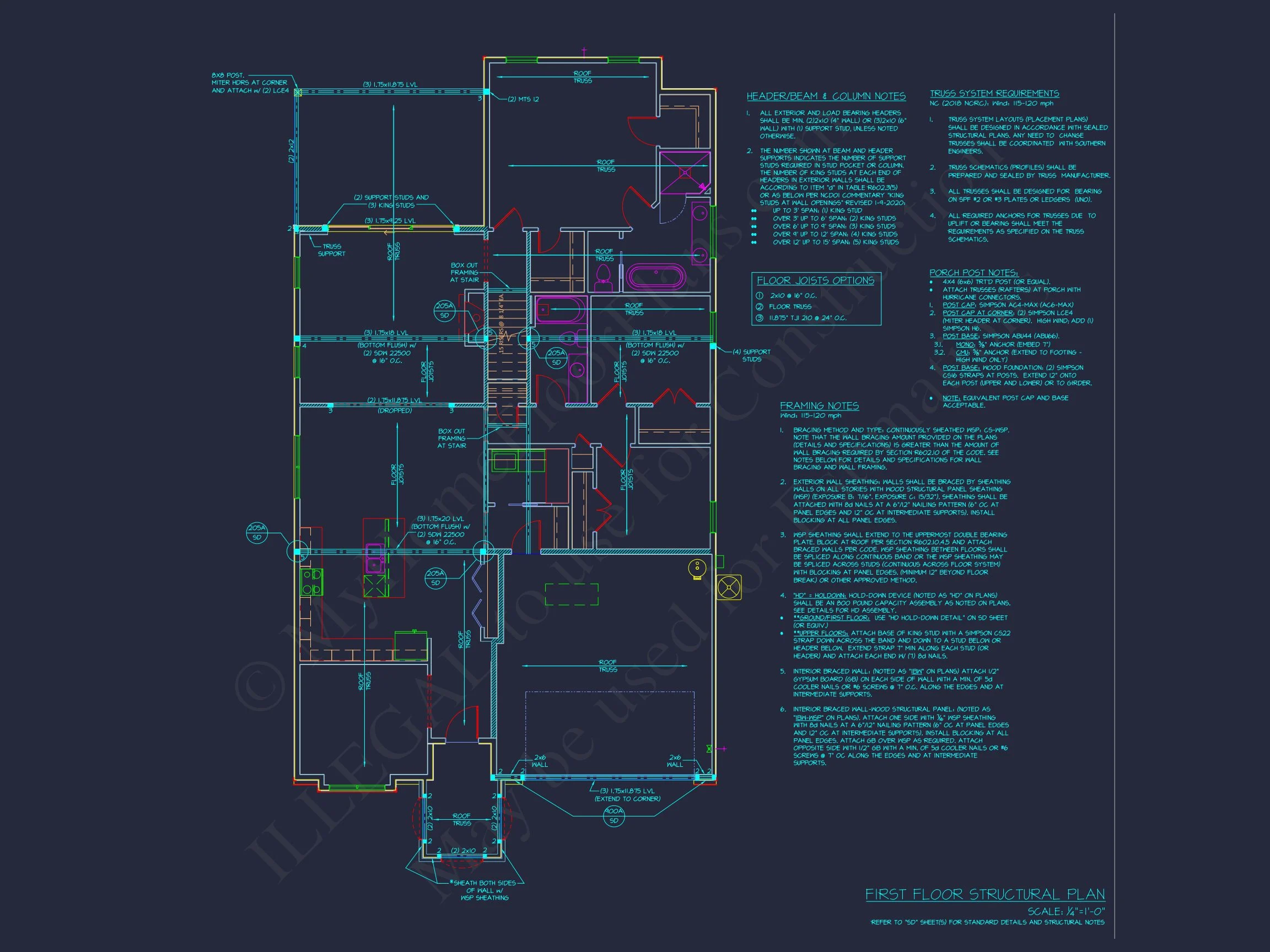 20-2197 HOUSE PLAN - Spacious House Plan with Modern Designs and CAD Floor Blueprint 16 Spacious house Plan with Modern Designs and CAD Floor Blueprint