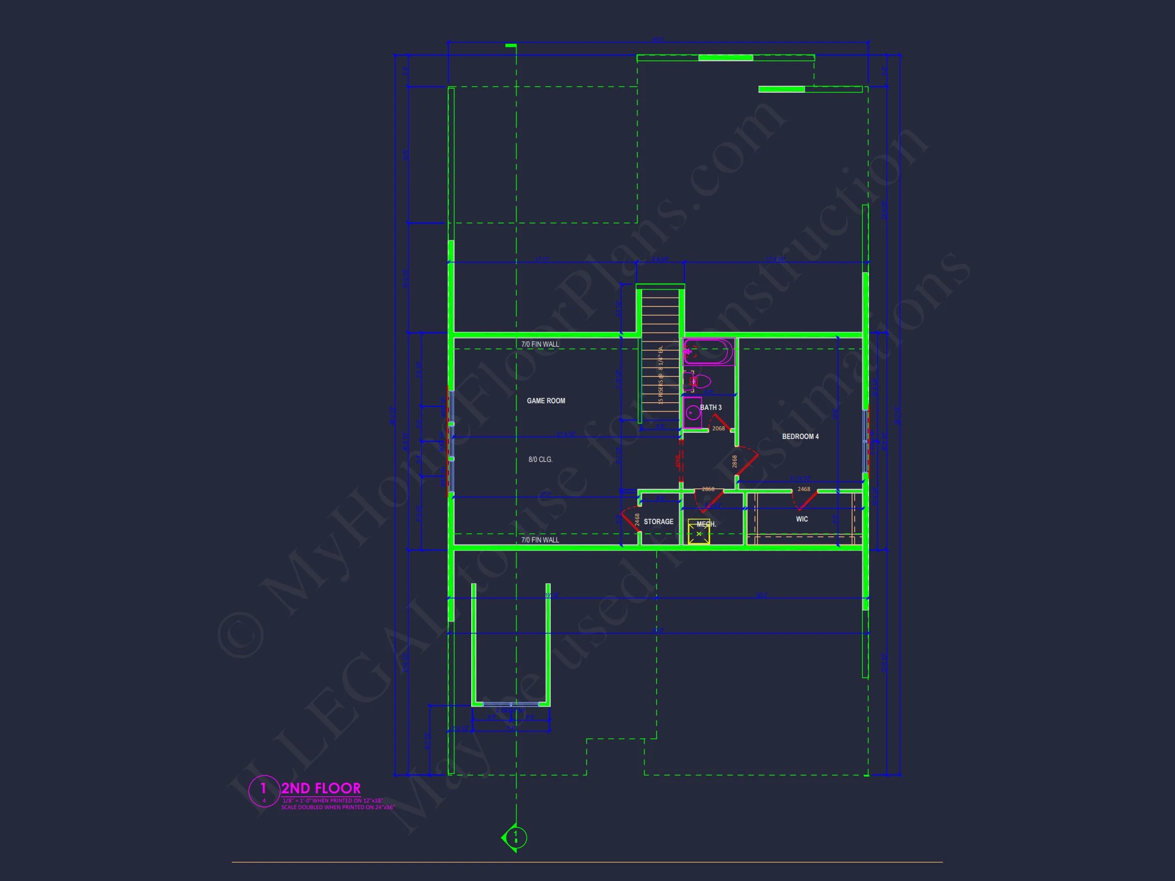 20-2197 HOUSE PLAN - Spacious House Plan with Modern Designs and CAD Floor Blueprint 11 Spacious house Plan with Modern Designs and CAD Floor Blueprint