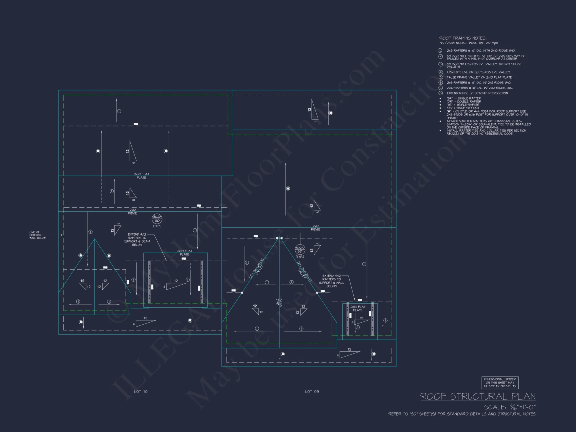 Modern Duplex house Plan with Spacious Floor Designs & CAD Blueprints