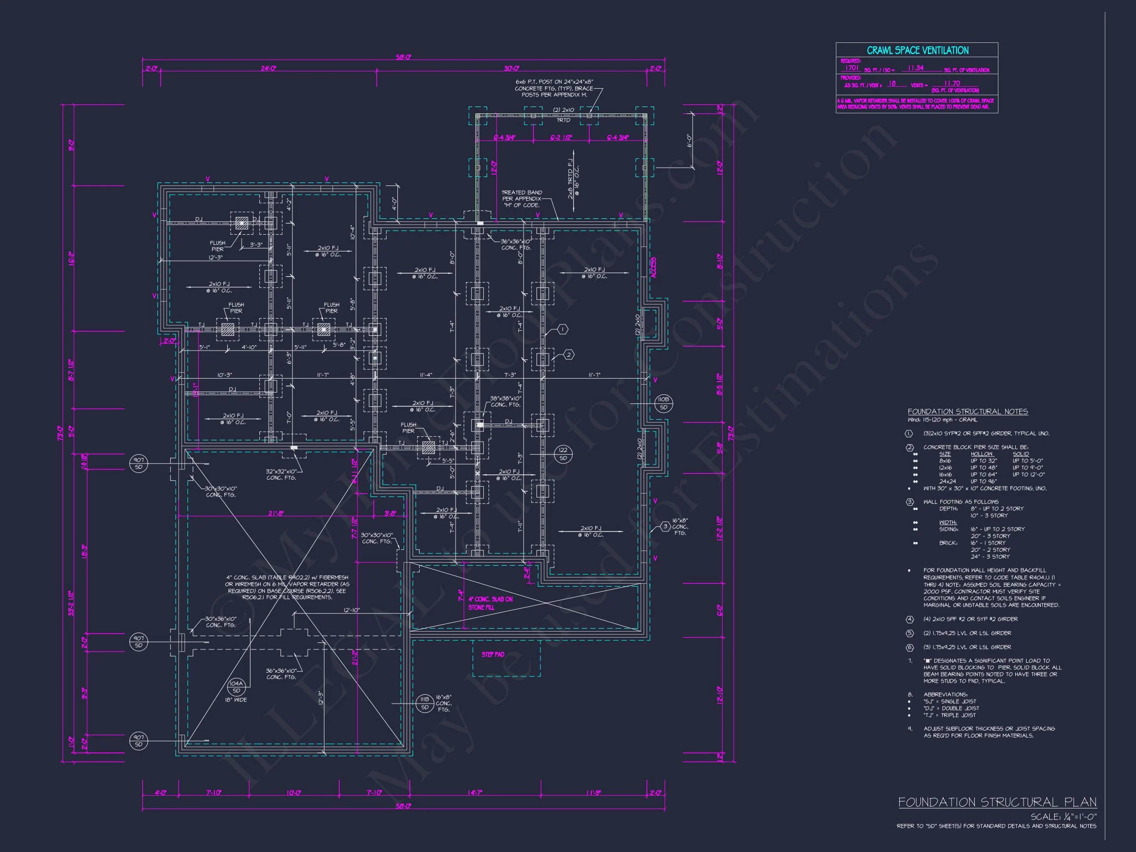 20-1572 HOUSE PLAN - Modern Southern House Plan with Spacious Blueprint Designs 8 Modern Southern house Plan with Spacious Blueprint Designs
