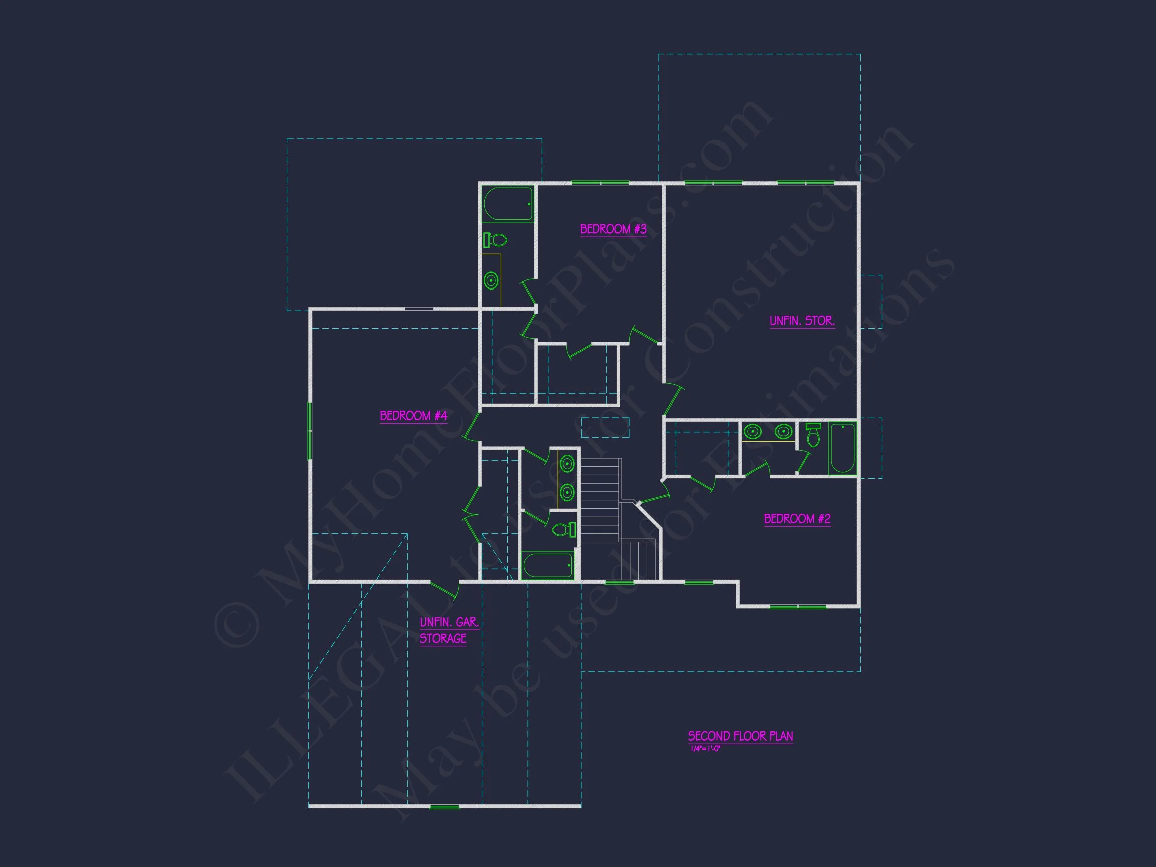 20-1572 HOUSE PLAN - Modern Southern House Plan with Spacious Blueprint Designs 7 Modern Southern house Plan with Spacious Blueprint Designs
