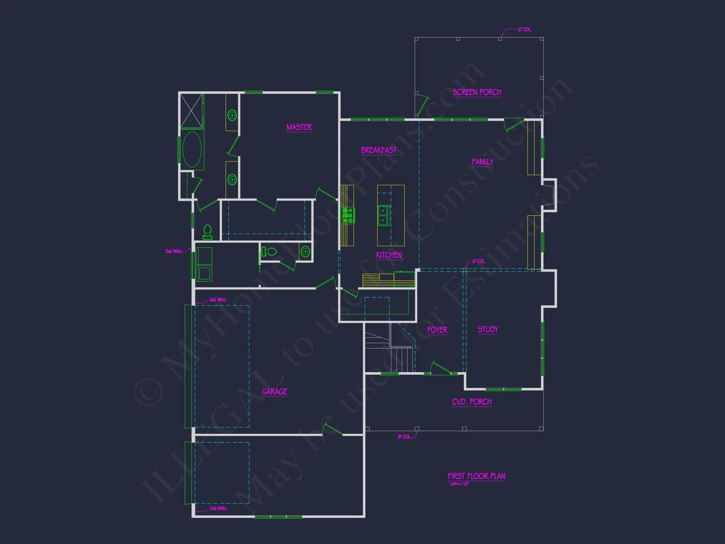 20-1572 HOUSE PLAN - Modern Southern House Plan with Spacious Blueprint Designs 6 Modern Southern house Plan with Spacious Blueprint Designs