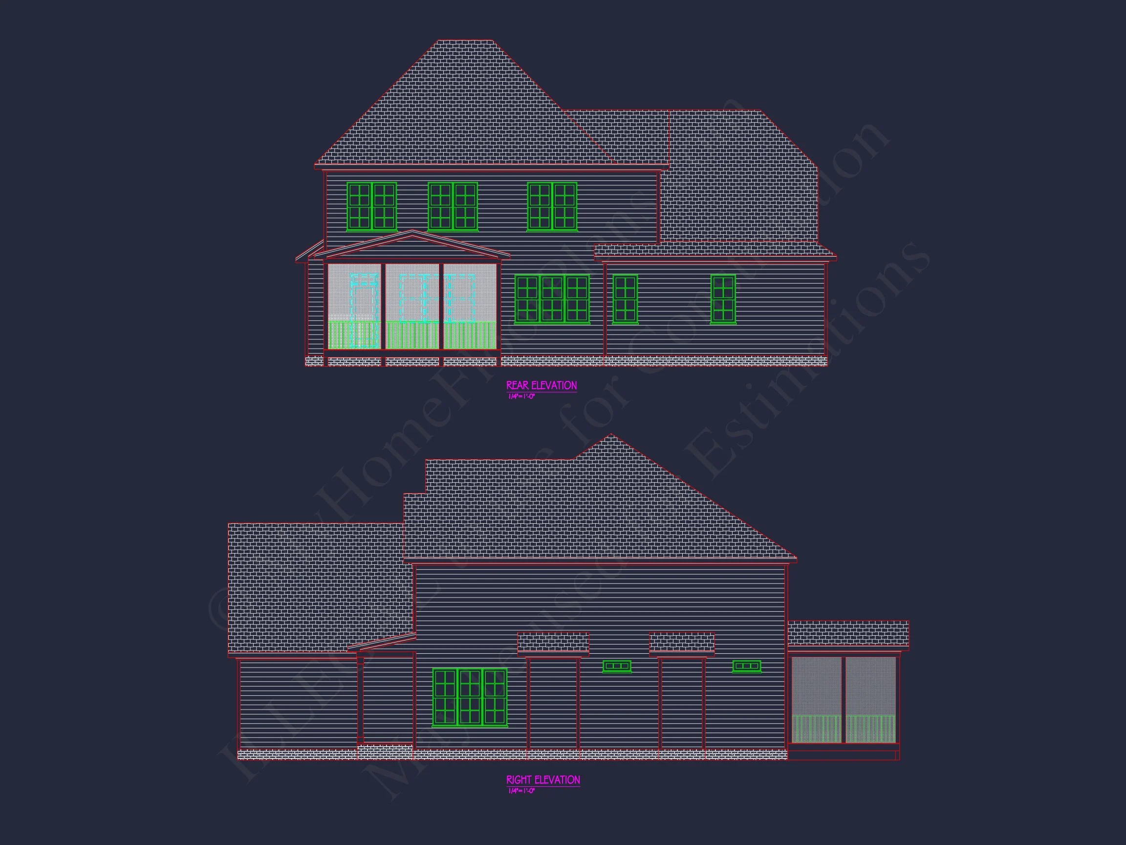 20-1572 HOUSE PLAN - Modern Southern House Plan with Spacious Blueprint Designs 3 Modern Southern house Plan with Spacious Blueprint Designs