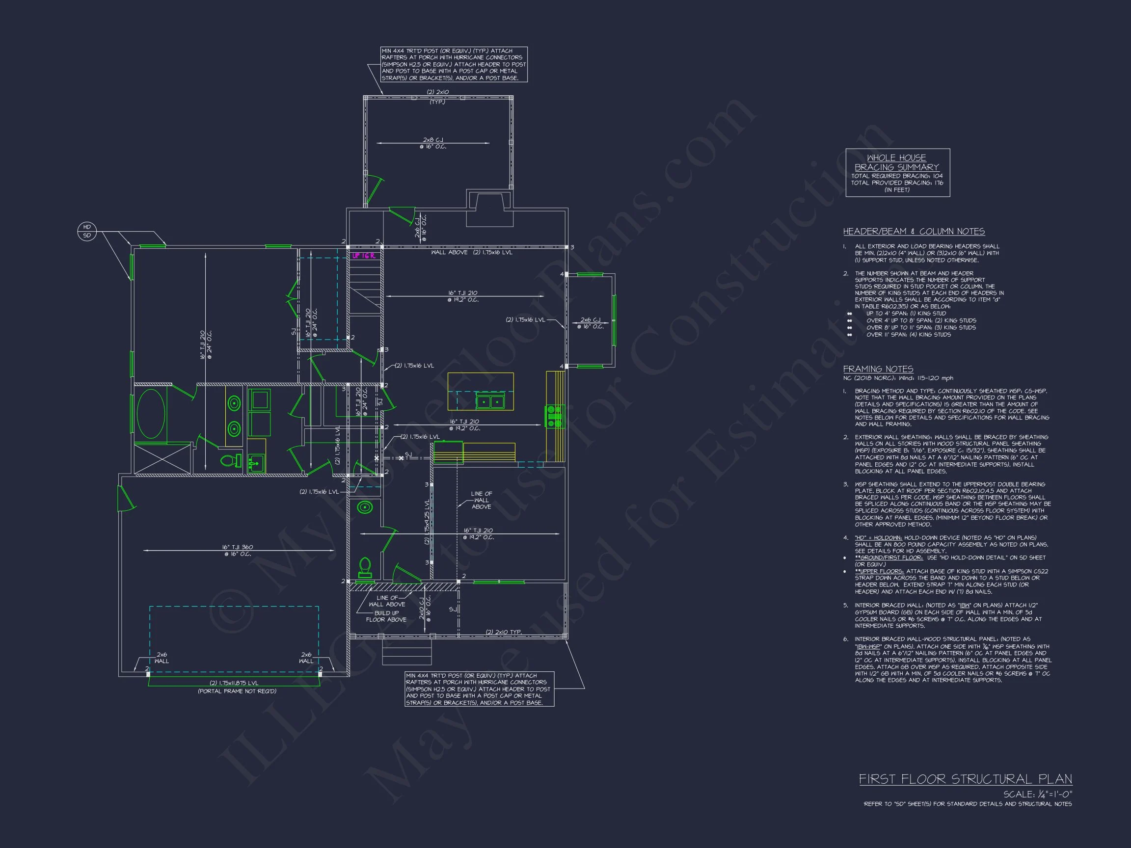 19-2174 HOUSE PLAN - Beautiful 2-Story House Plan with Traditional CAD Designs 9 Beautiful 2-Story house Plan with Traditional CAD Designs