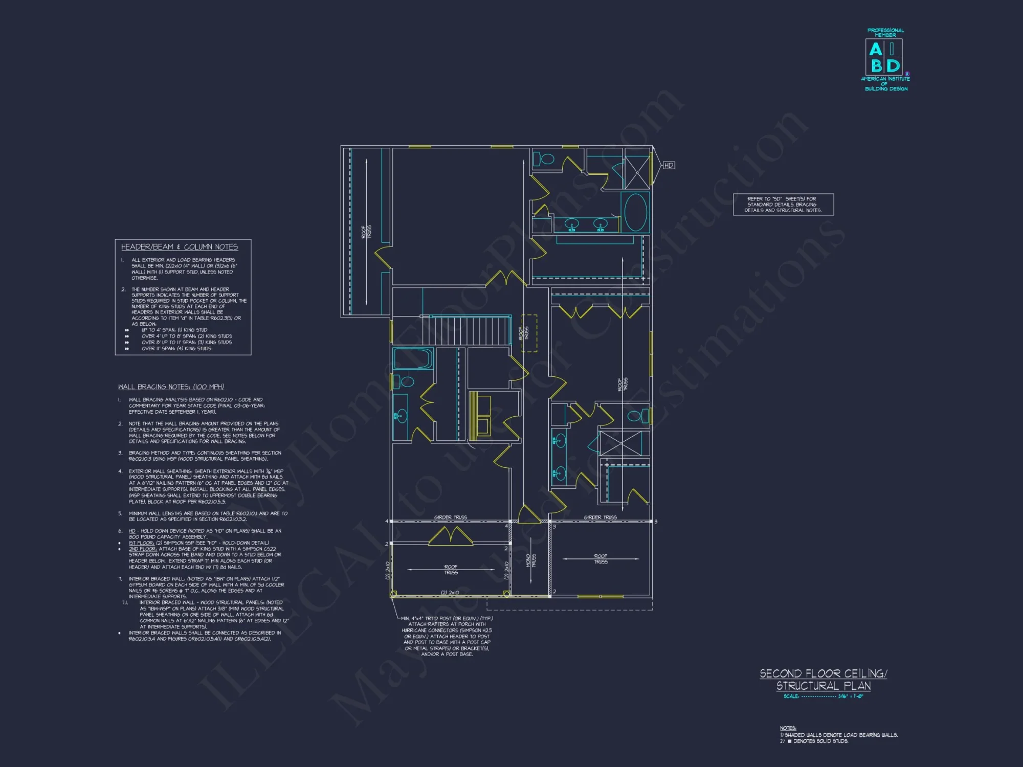 Elegant house Design with Floor Plans, Blueprints & CAD Architecture