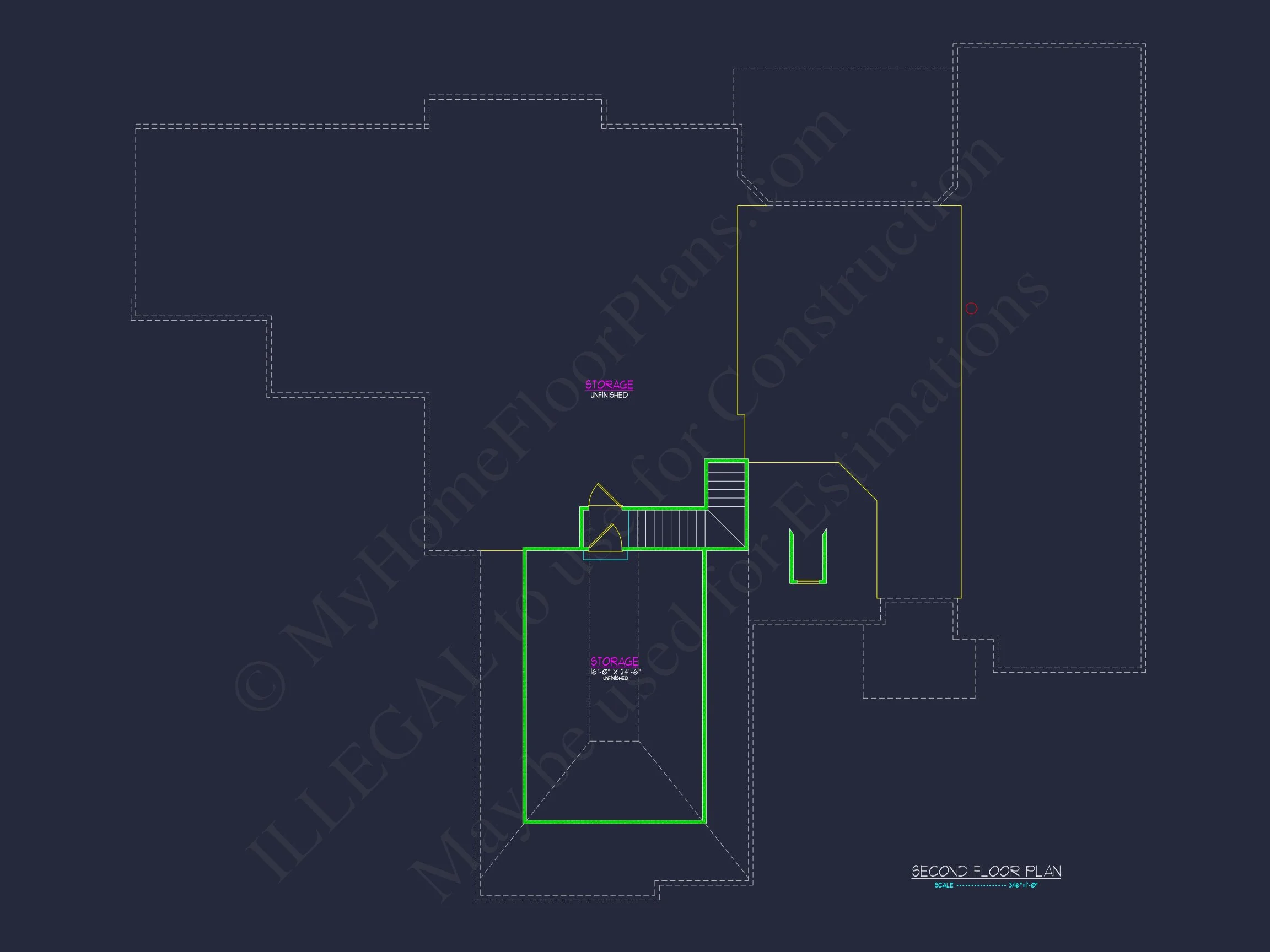 16-1183 HOUSE PLAN - Spacious House Plan with Traditional Ranch Design and CAD Blueprint 4 Spacious house Plan with Traditional Ranch Design and CAD Blueprint