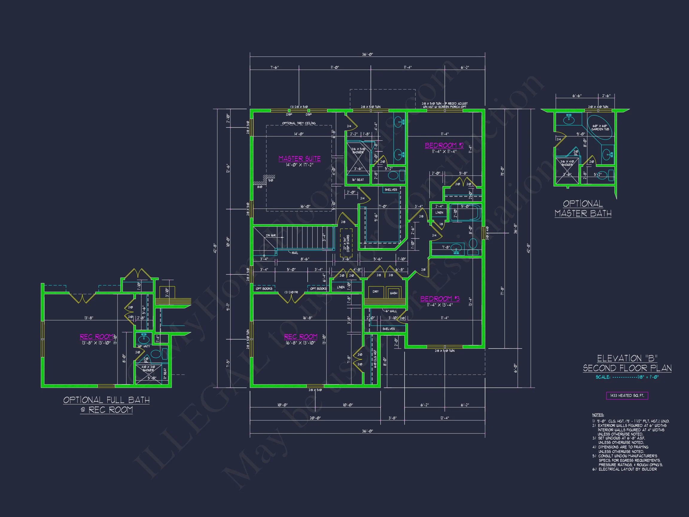 15-1709 HOUSE PLAN - Spacious 2-Story House Floor Plan with CAD Designs 9 Spacious 2-Story house Floor Plan with CAD Designs