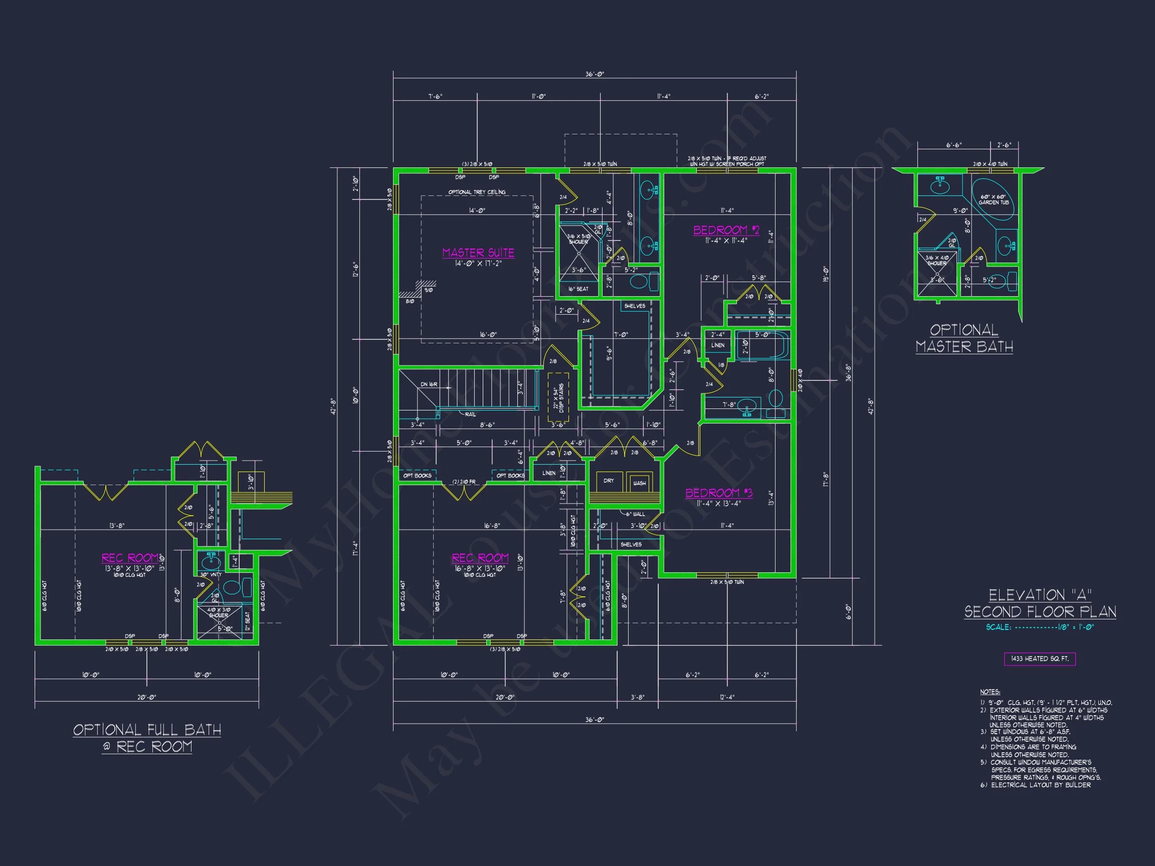 15-1709 HOUSE PLAN - Spacious 2-Story House Floor Plan with CAD Designs 8 Spacious 2-Story house Floor Plan with CAD Designs