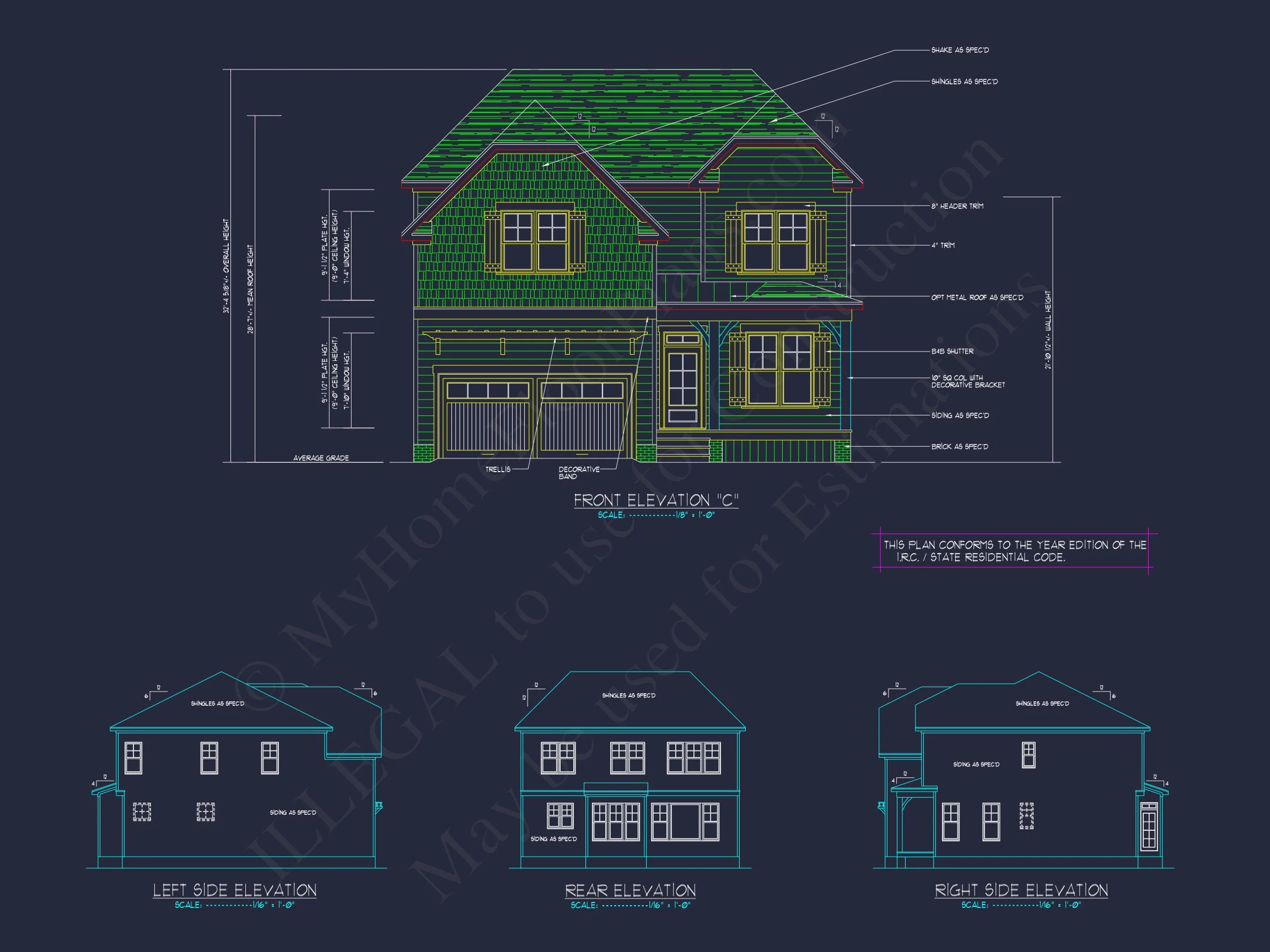 15-1709 HOUSE PLAN - Spacious 2-Story House Floor Plan with CAD Designs 3 Spacious 2-Story house Floor Plan with CAD Designs