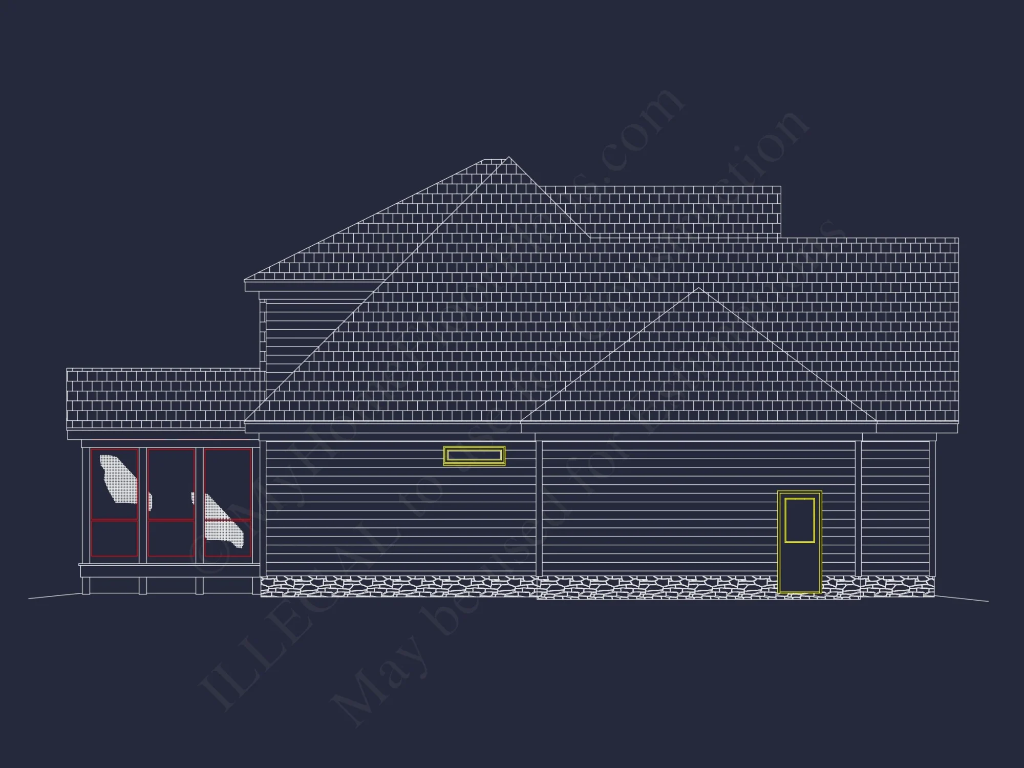 Traditional Craftsman house Plan: Floor Plan Designs & CAD