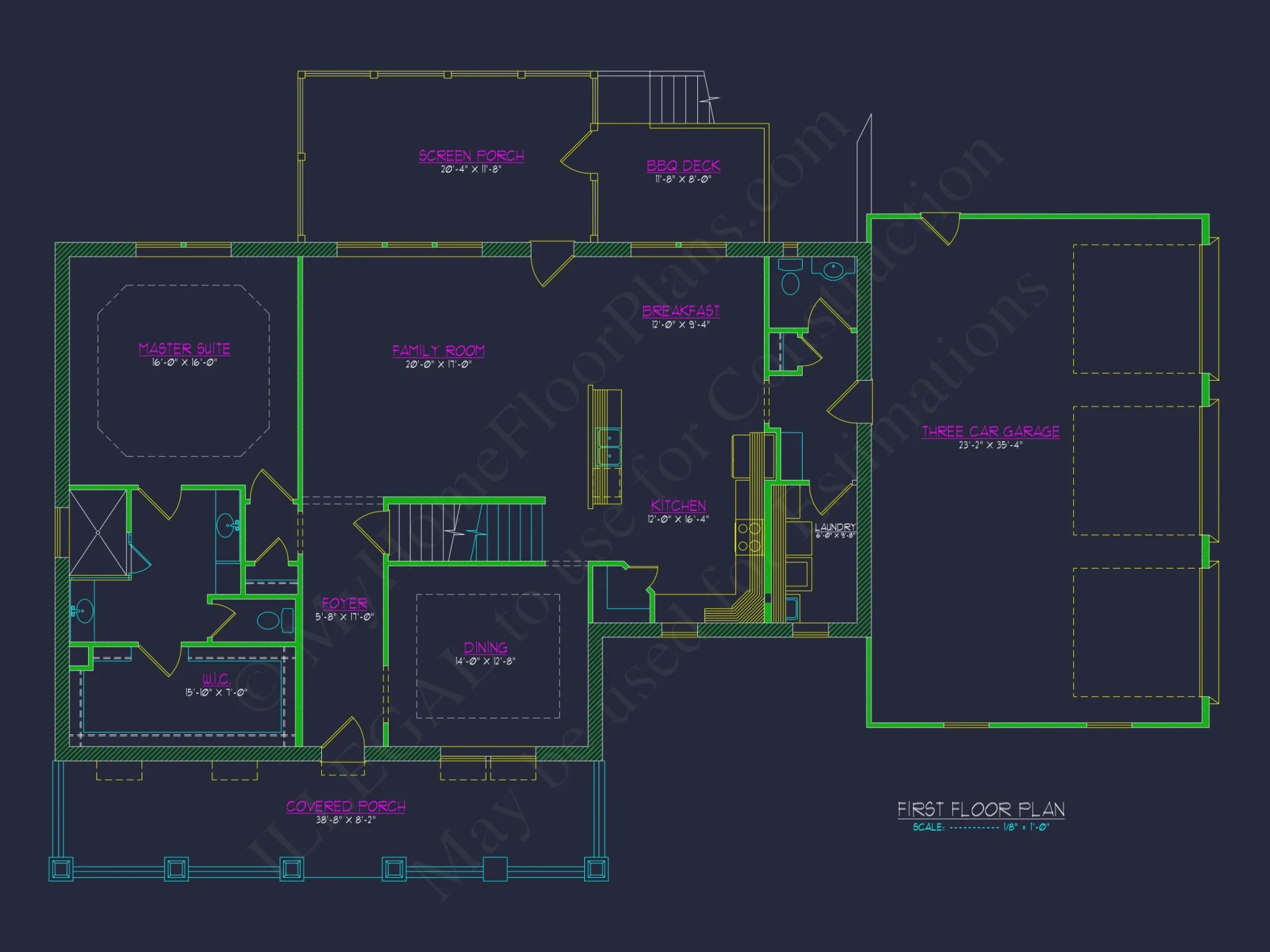 Customized house Plan with CAD Designs & 3, 800+ Sqft Plan