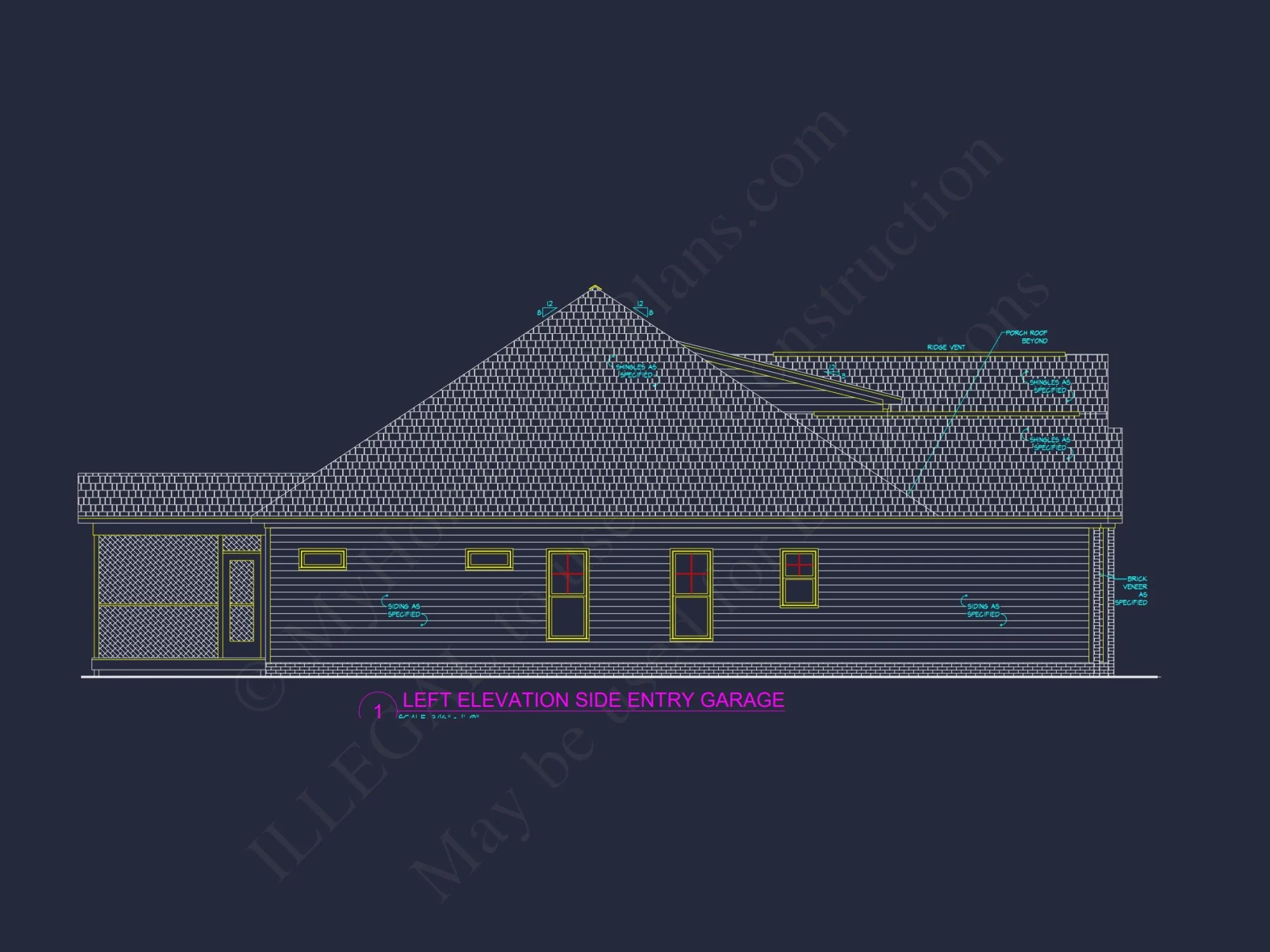 Spacious house Floor Plan with CAD Designs & Detailed Blueprint