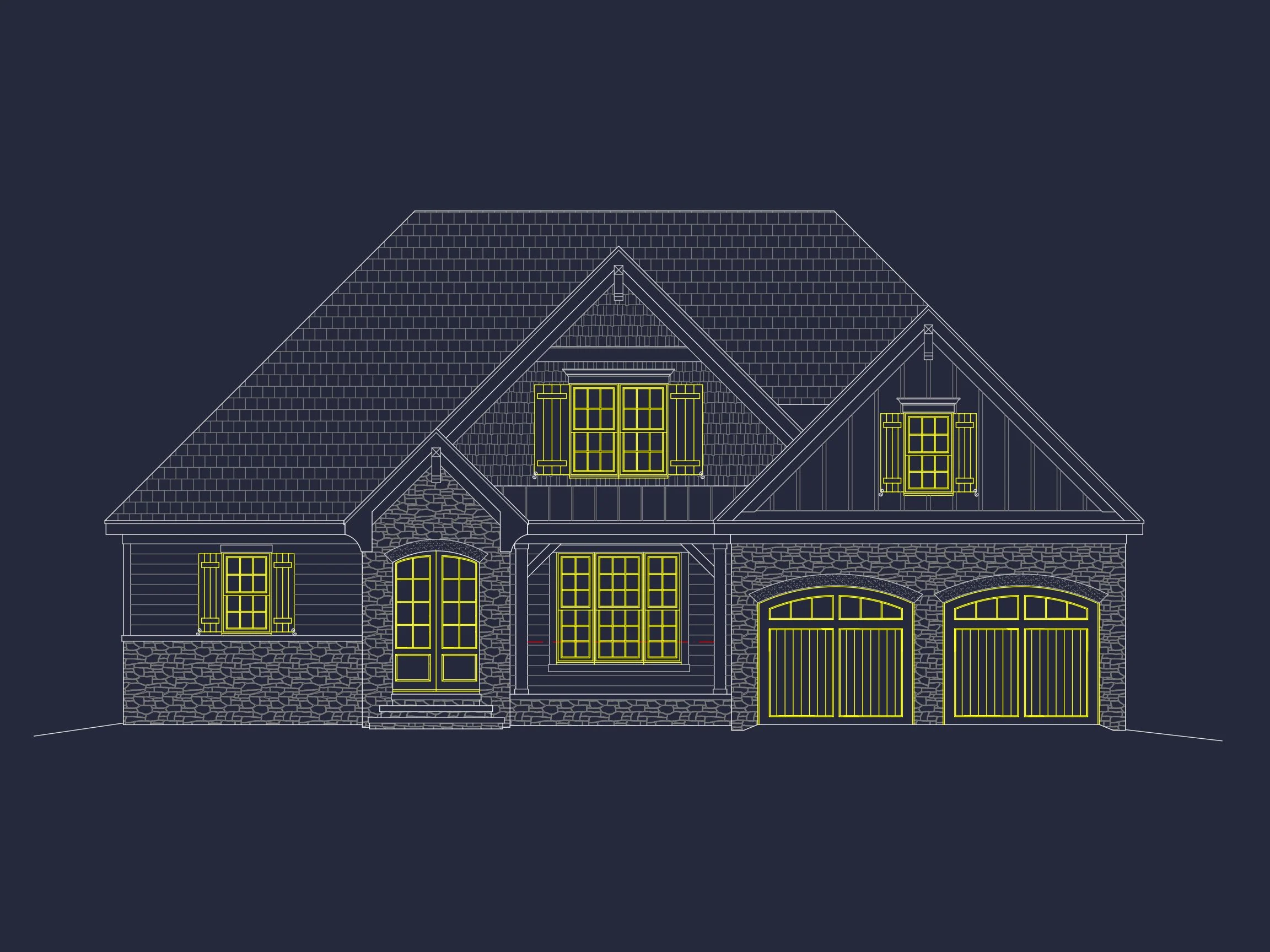 11-1040 HOUSE PLAN - Stunning 5-Bedroom House Plan with Spacious CAD Designs 6 Stunning 5-Bedroom house Plan with Spacious CAD Designs