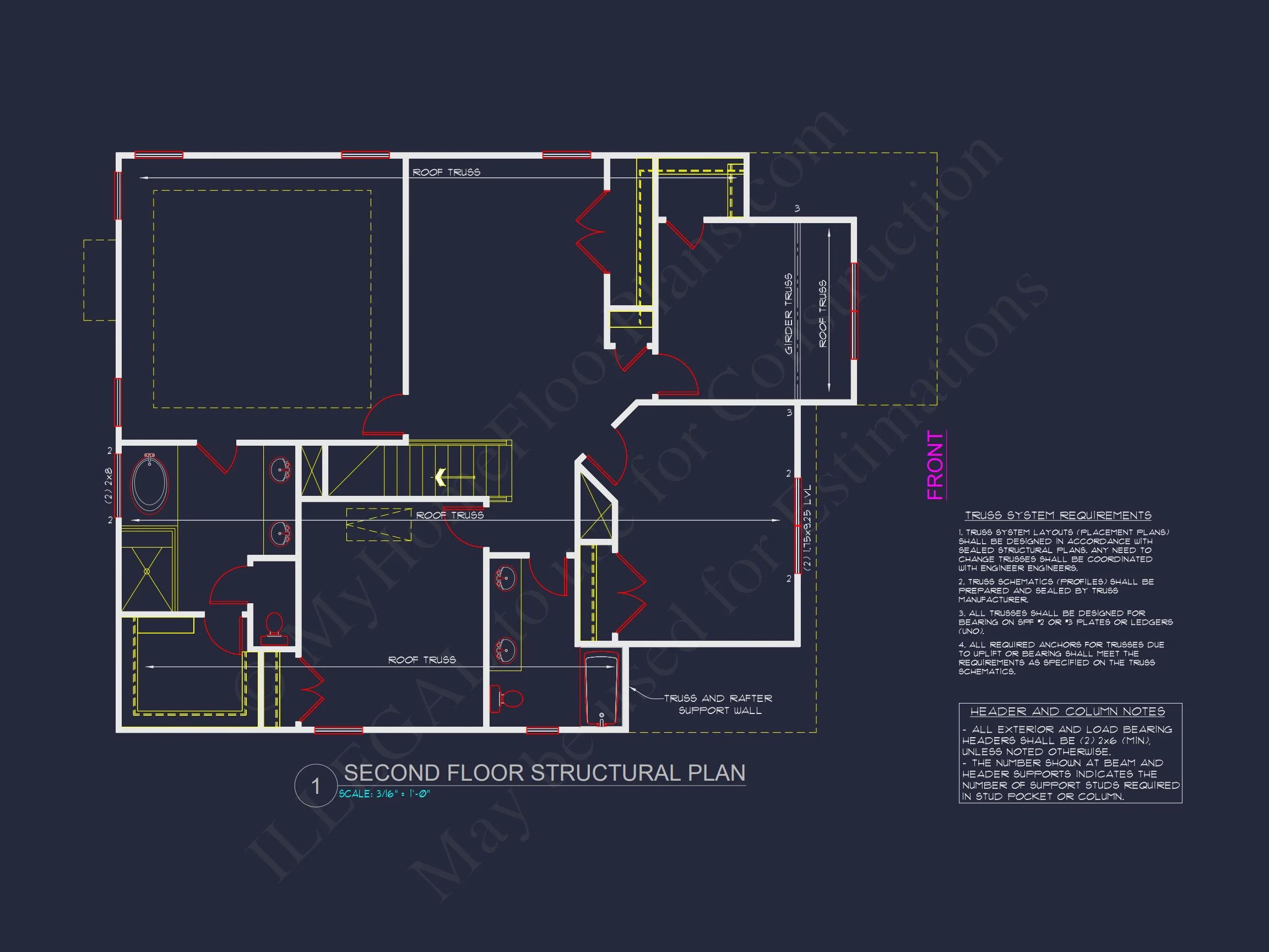 9-1756 HOUSE PLAN - 2-Story Traditional House Plan with 4 Bedrooms and Open Floor Plan 14 2-Story Traditional house Plan with 4 Bedrooms and Open Floor Plan