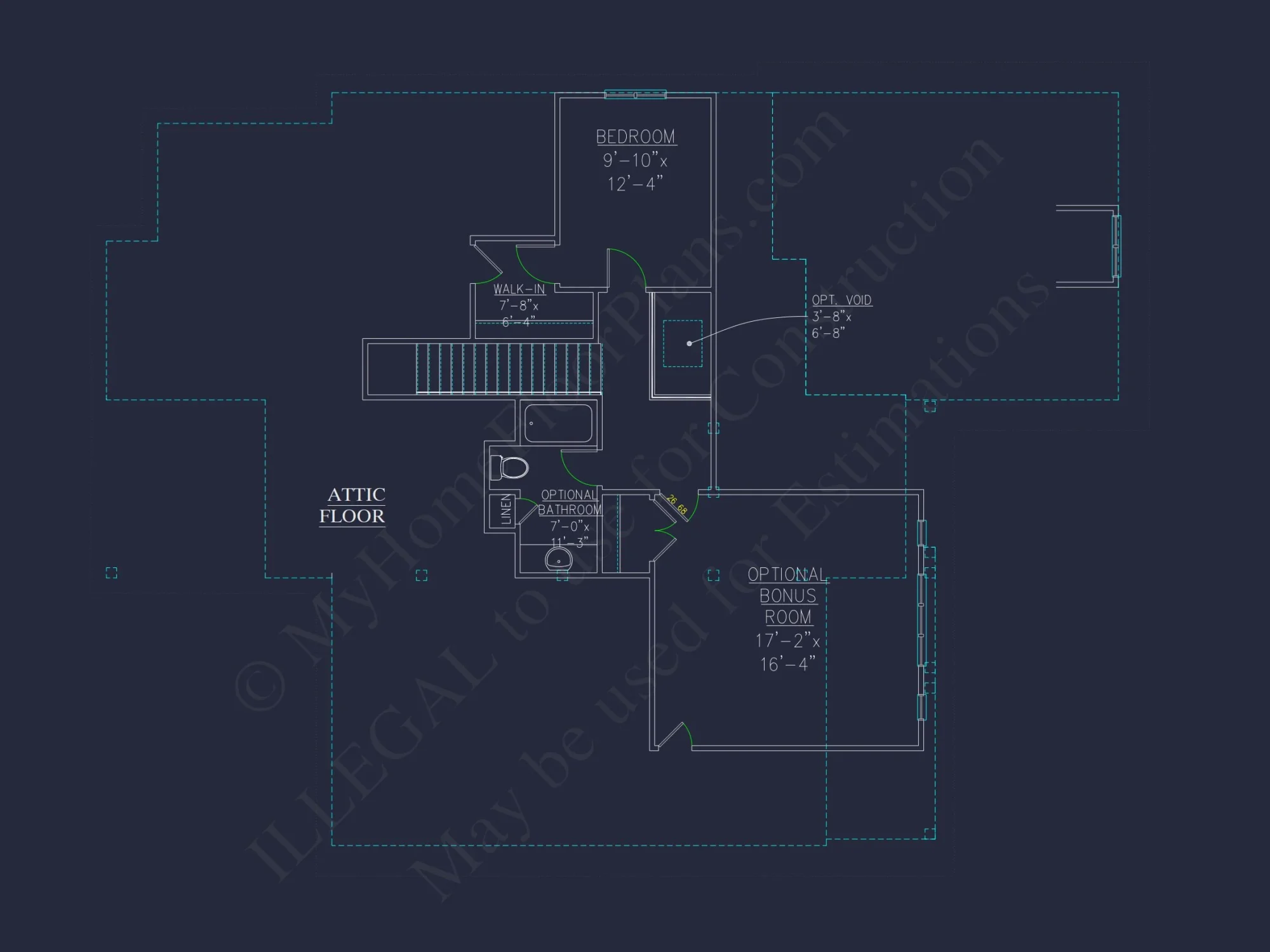 2-Story Craftsman house Plan w/Open Floor Plan (2605 Sq Ft)