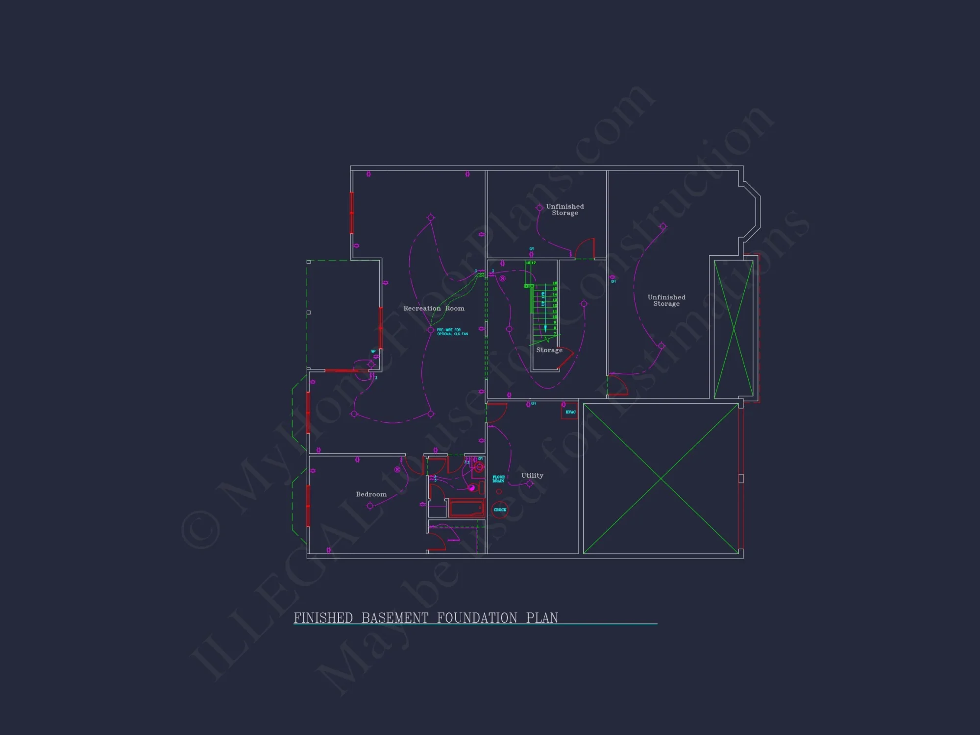 Modern house Plan: Blueprint, CAD Designs for Spacious Living