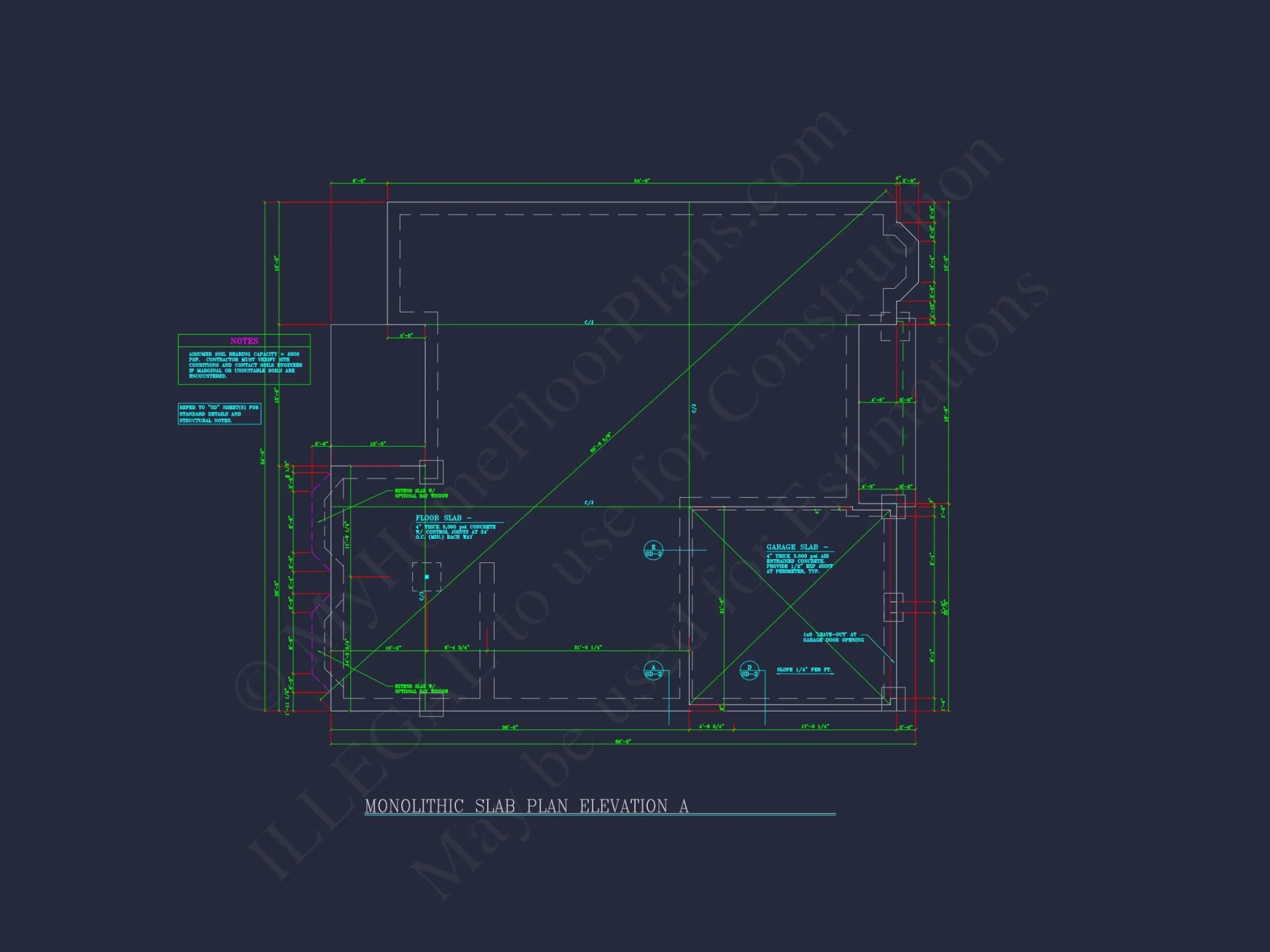 Modern house Plan: Blueprint, CAD Designs for Spacious Living