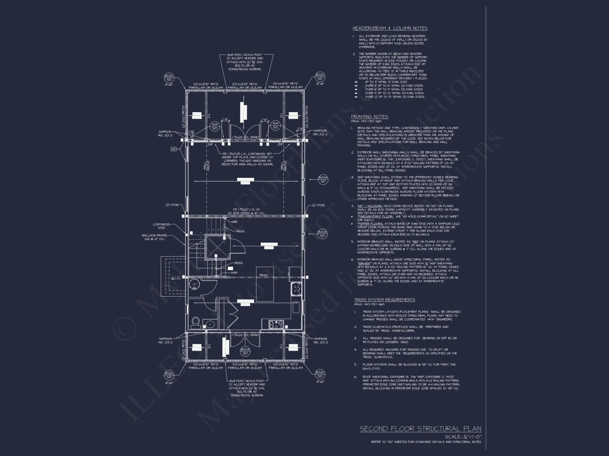 Stylish Beach house Floor Plan with CAD Designs and Blueprint