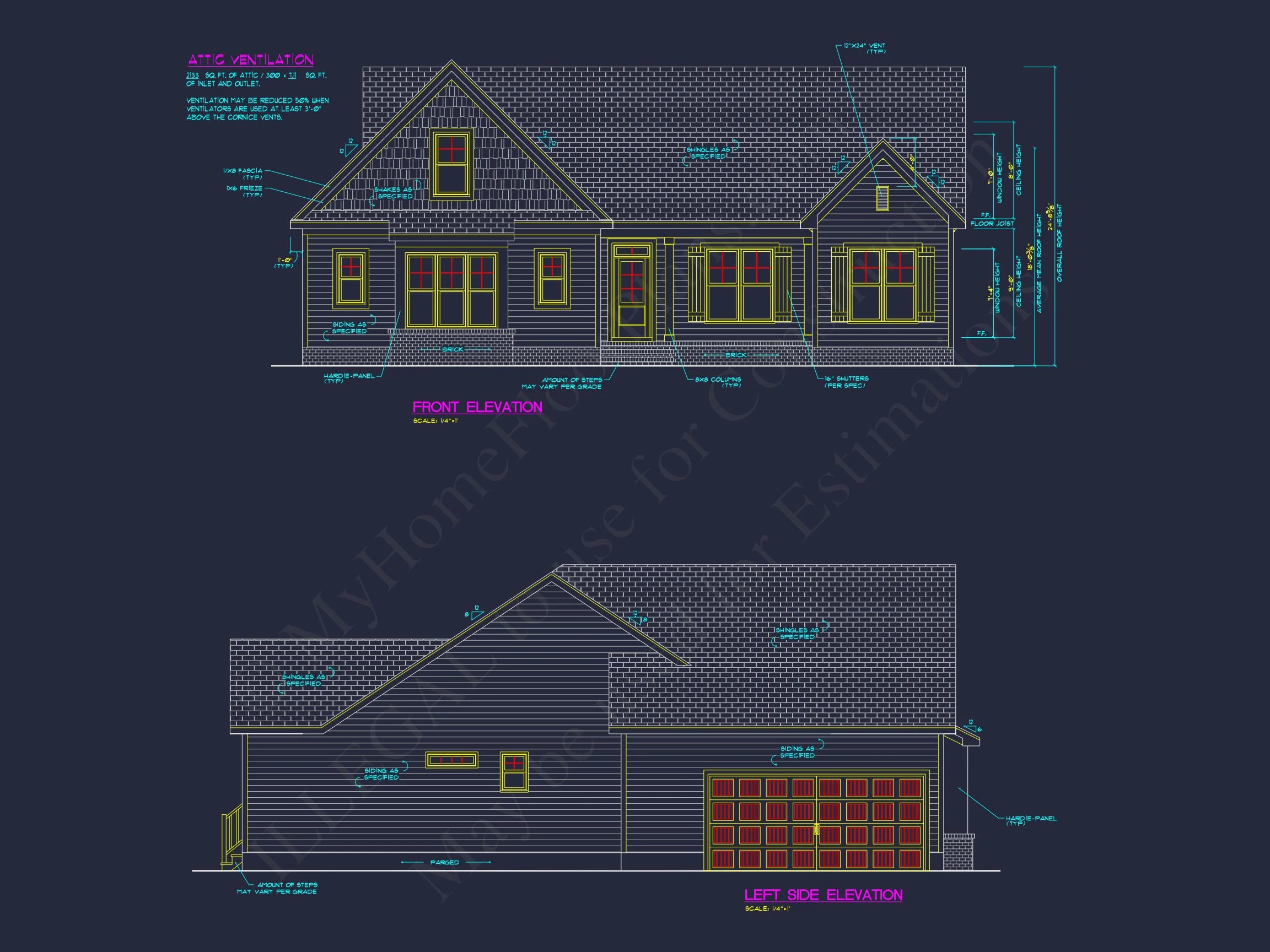 20-2079 HOUSE PLAN - Traditional Craftsman Home Plan - 3-Bed, 2-Bath, 1,720 SF 2 Charming Craftsman house Plan with Open Floor Design