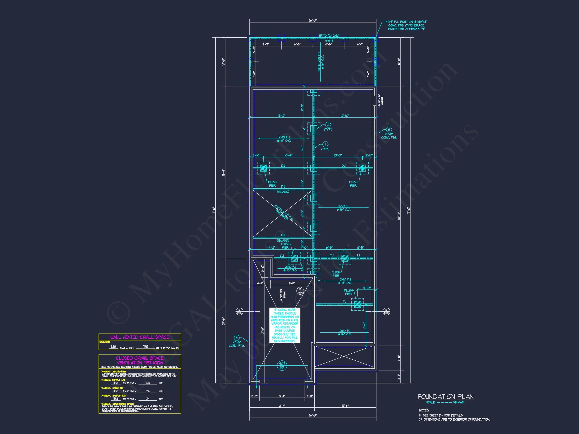 Modern Contemporary Home Plan - 3-Bed, 2-Bath, 2,517 SF 16 Modern house Plan with 2 Floors and Open-Concept Designs