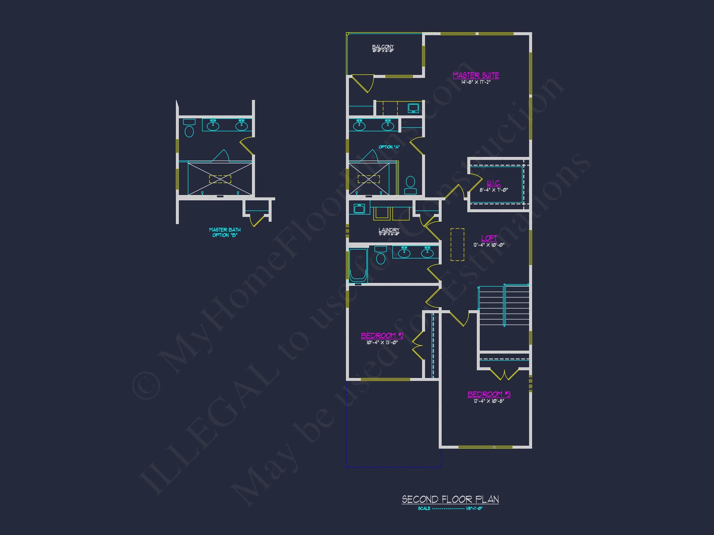 Modern Contemporary Home Plan - 3-Bed, 2-Bath, 2,517 SF 15 Modern house Plan with 2 Floors and Open-Concept Designs