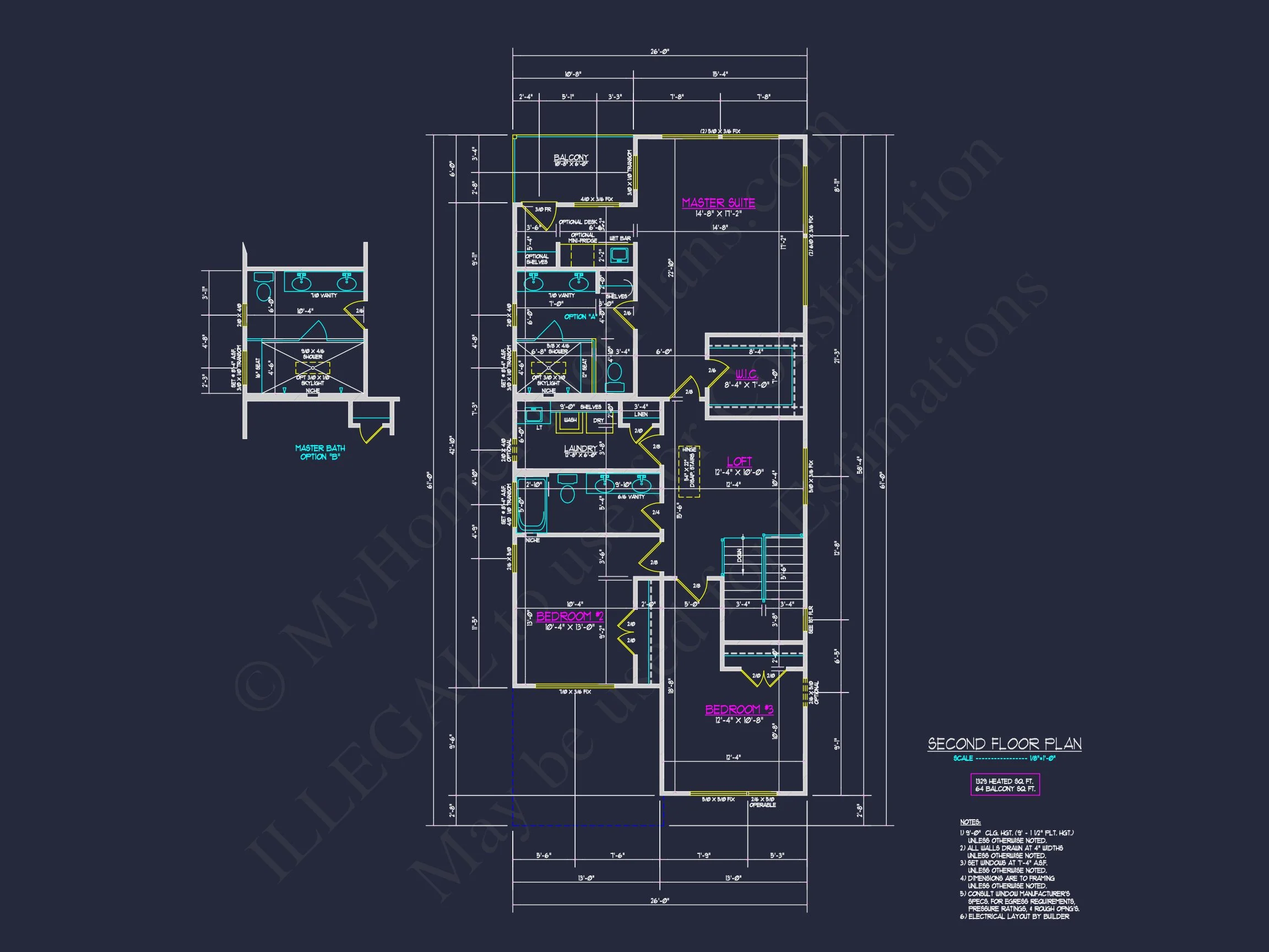 Modern Contemporary Home Plan - 3-Bed, 2-Bath, 2,517 SF 14 Modern house Plan with 2 Floors and Open-Concept Designs