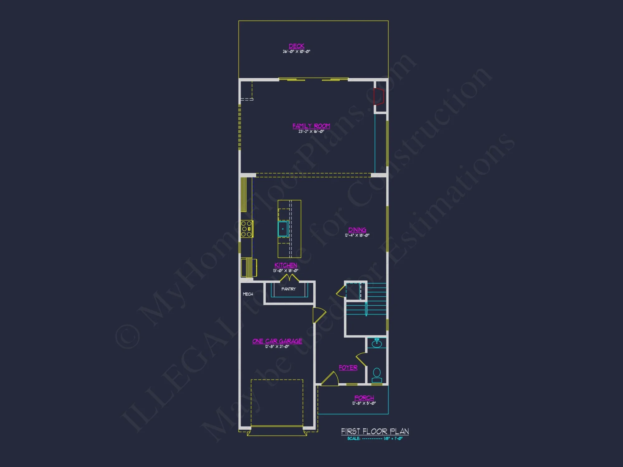 Modern house Plan with 2 Floors and Open-Concept Designs
