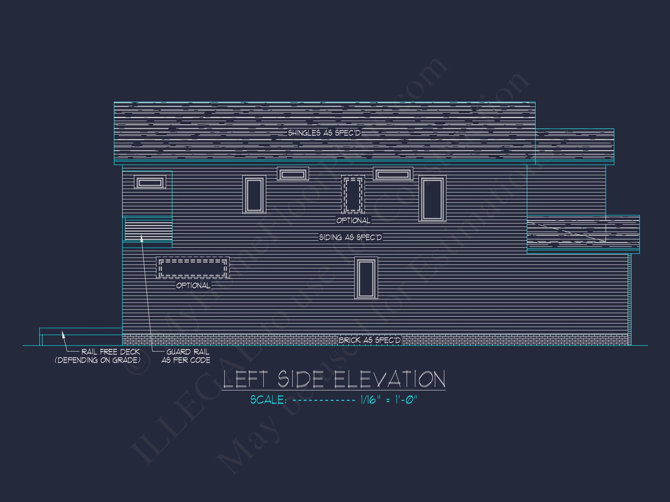 Modern Contemporary Home Plan - 3-Bed, 2-Bath, 2,517 SF 8 Modern house Plan with 2 Floors and Open-Concept Designs