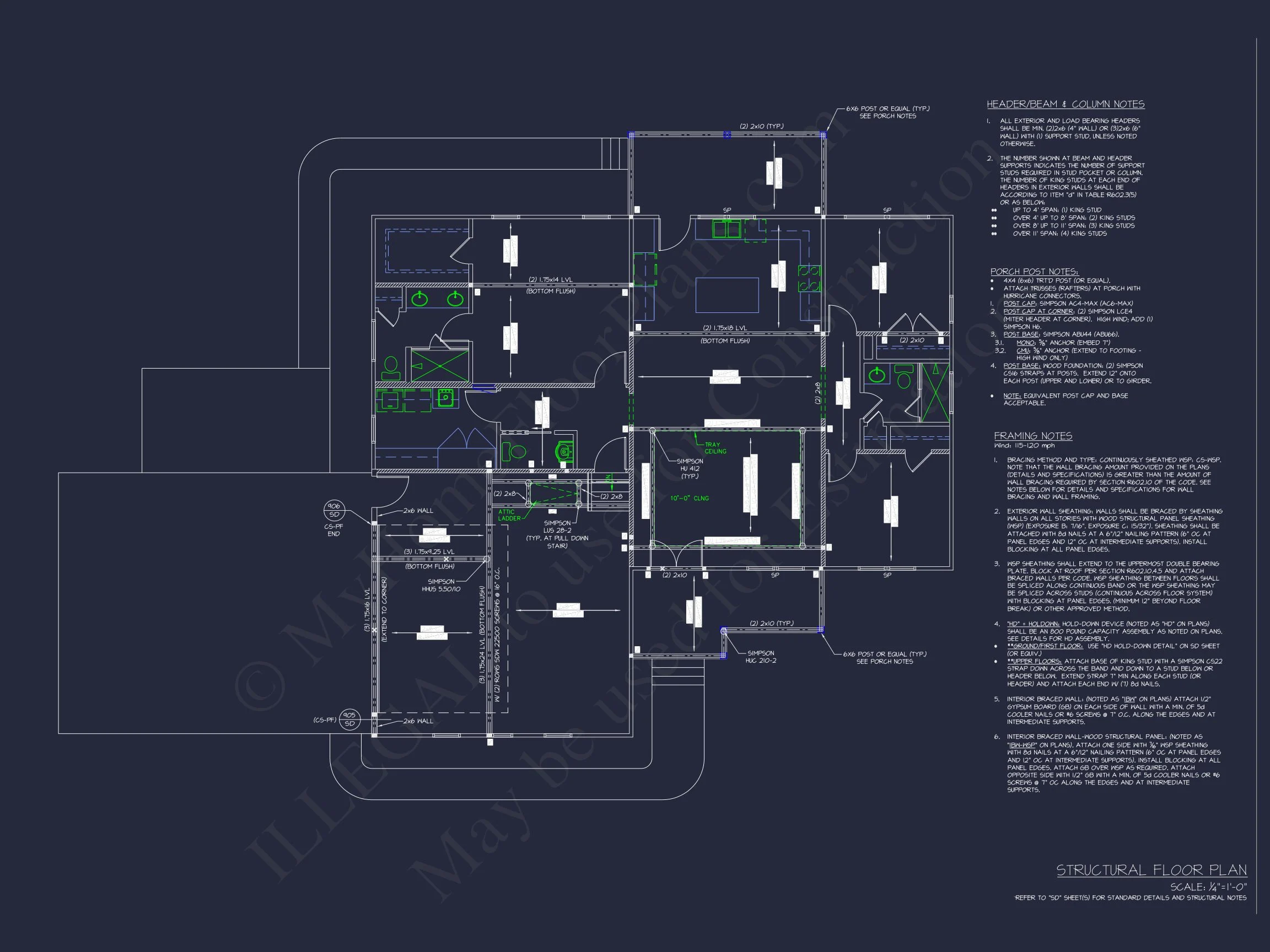 Traditional Ranch Home Plan - 3-Bed, 2-Bath, 1,662 SF 8 Craft the perfect house plan with architectural designs and CAD blueprints.