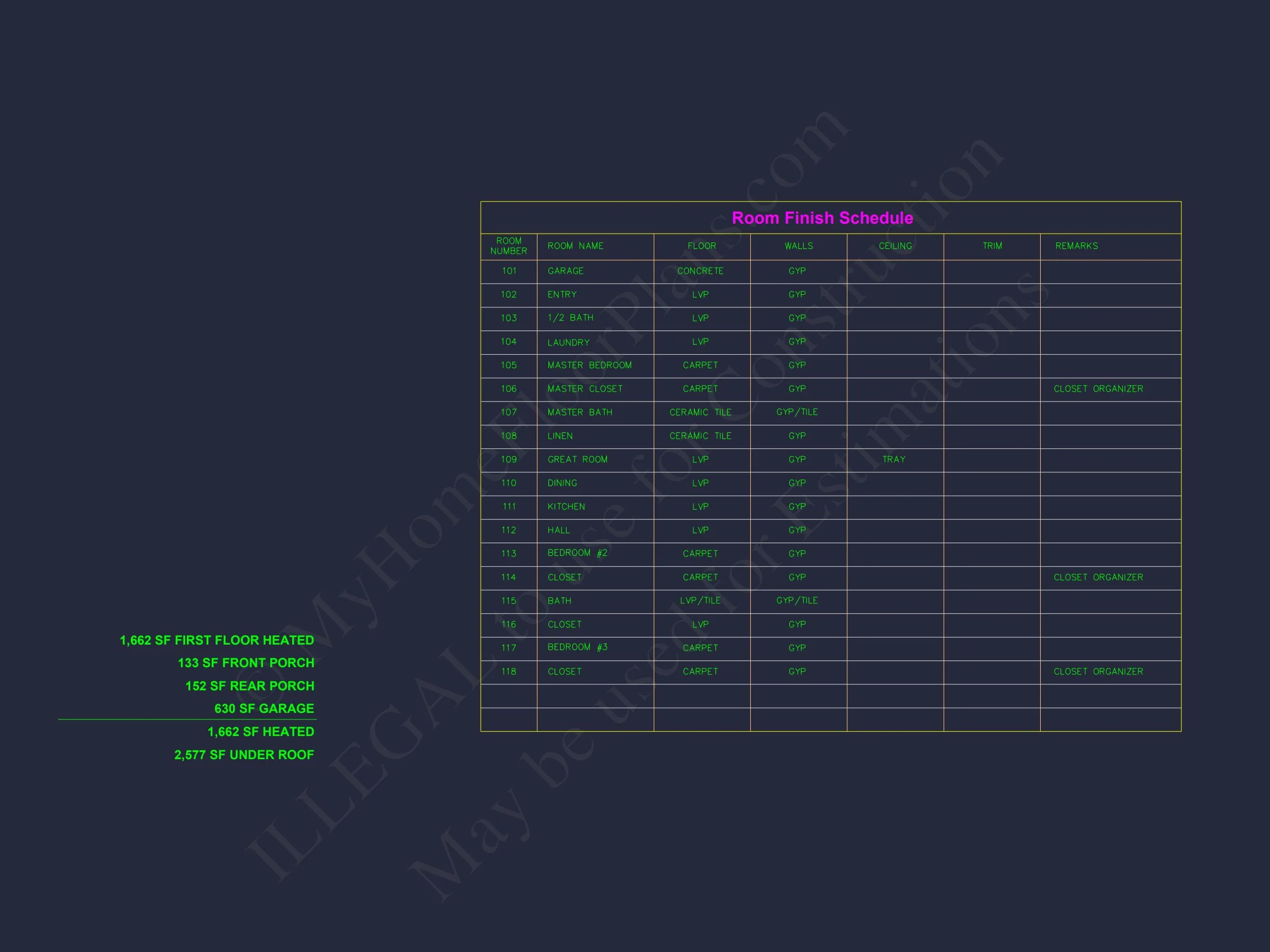 Traditional Ranch Home Plan - 3-Bed, 2-Bath, 1,662 SF 6 Craft the perfect house plan with architectural designs and CAD blueprints.