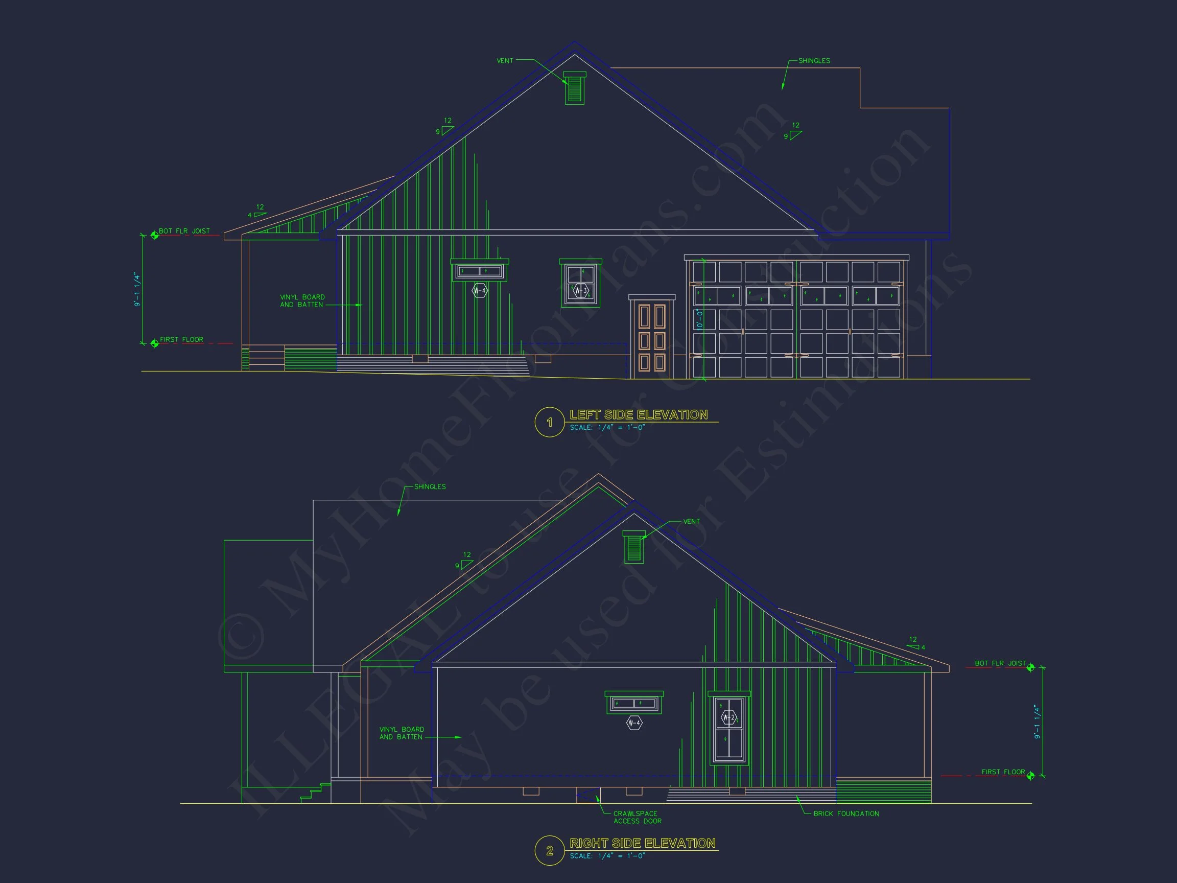 Traditional Ranch Home Plan - 3-Bed, 2-Bath, 1,662 SF 2 Craft the perfect house plan with architectural designs and CAD blueprints.