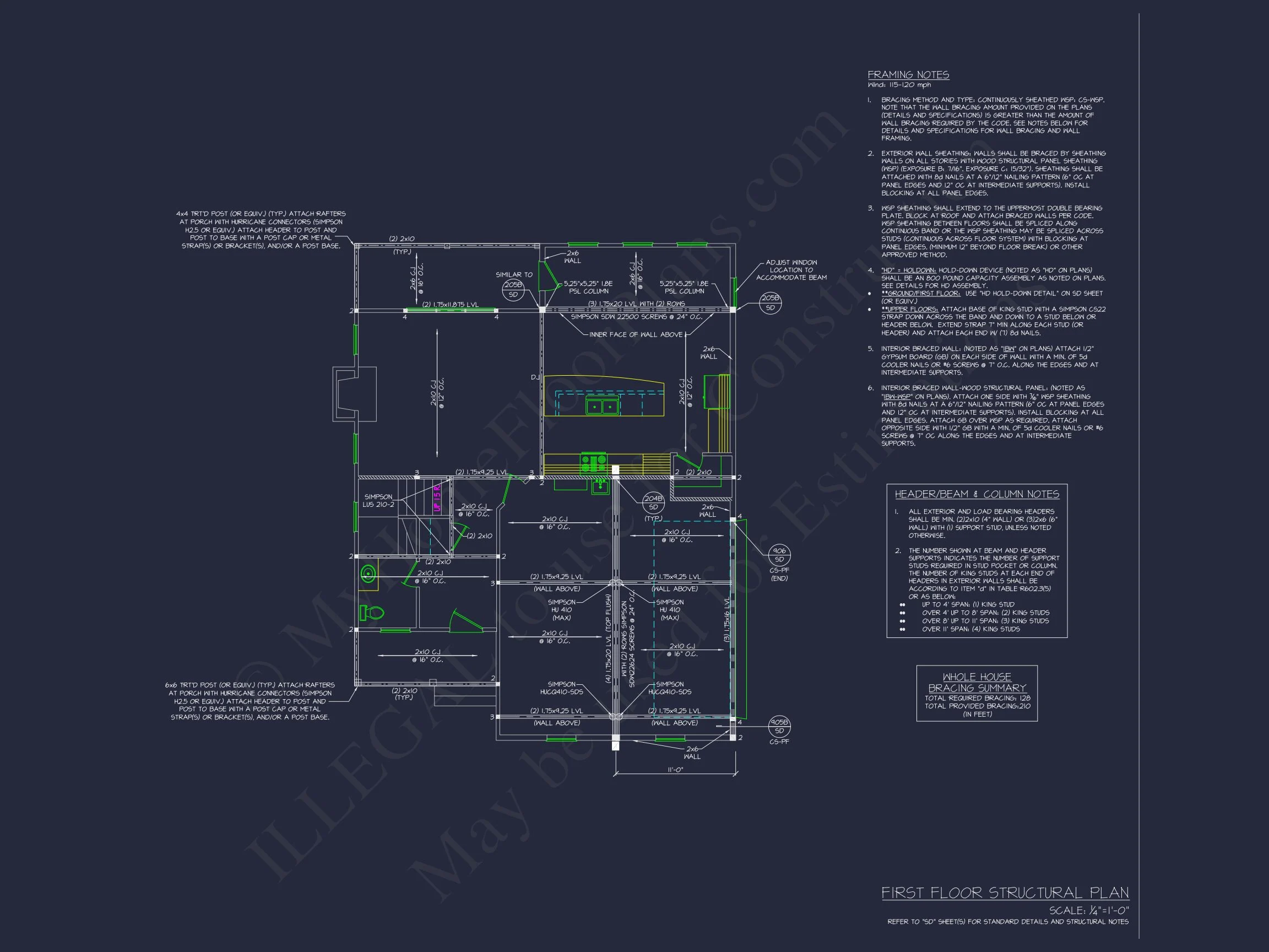 20-1312 HOUSE PLAN - Traditional Colonial Home Plan - 4-Bed, 3-Bath, 2,450 SF 8 Efficient house Plan: CAD Floor Designs with Blueprint Layout