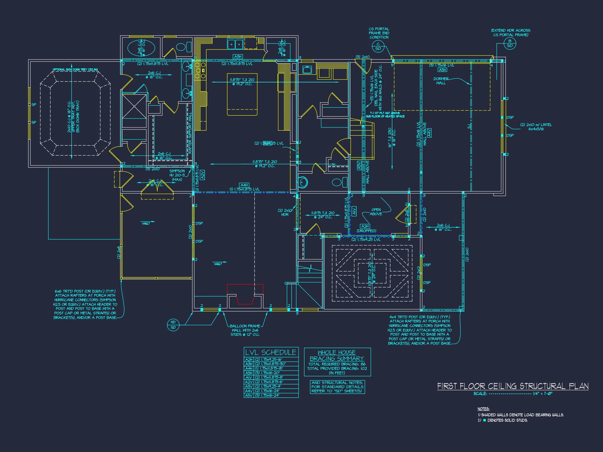 20-1251 HOUSE PLAN - Modern Farmhouse Plan - 4-Bed, 3-Bath, 2,800 SF 11 Elegant house Floor Plan with CAD Designs & Blueprint Features