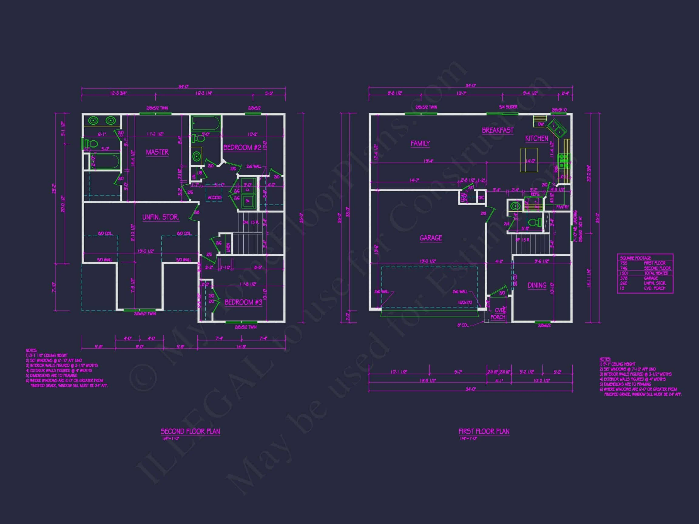 20-1174 HOUSE PLAN - Traditional Colonial Home Plan - 3-Bed, 2.5-Bath, 2,050 SF 4 Traditional Craftsman house Plan with Spacious Floor Layout
