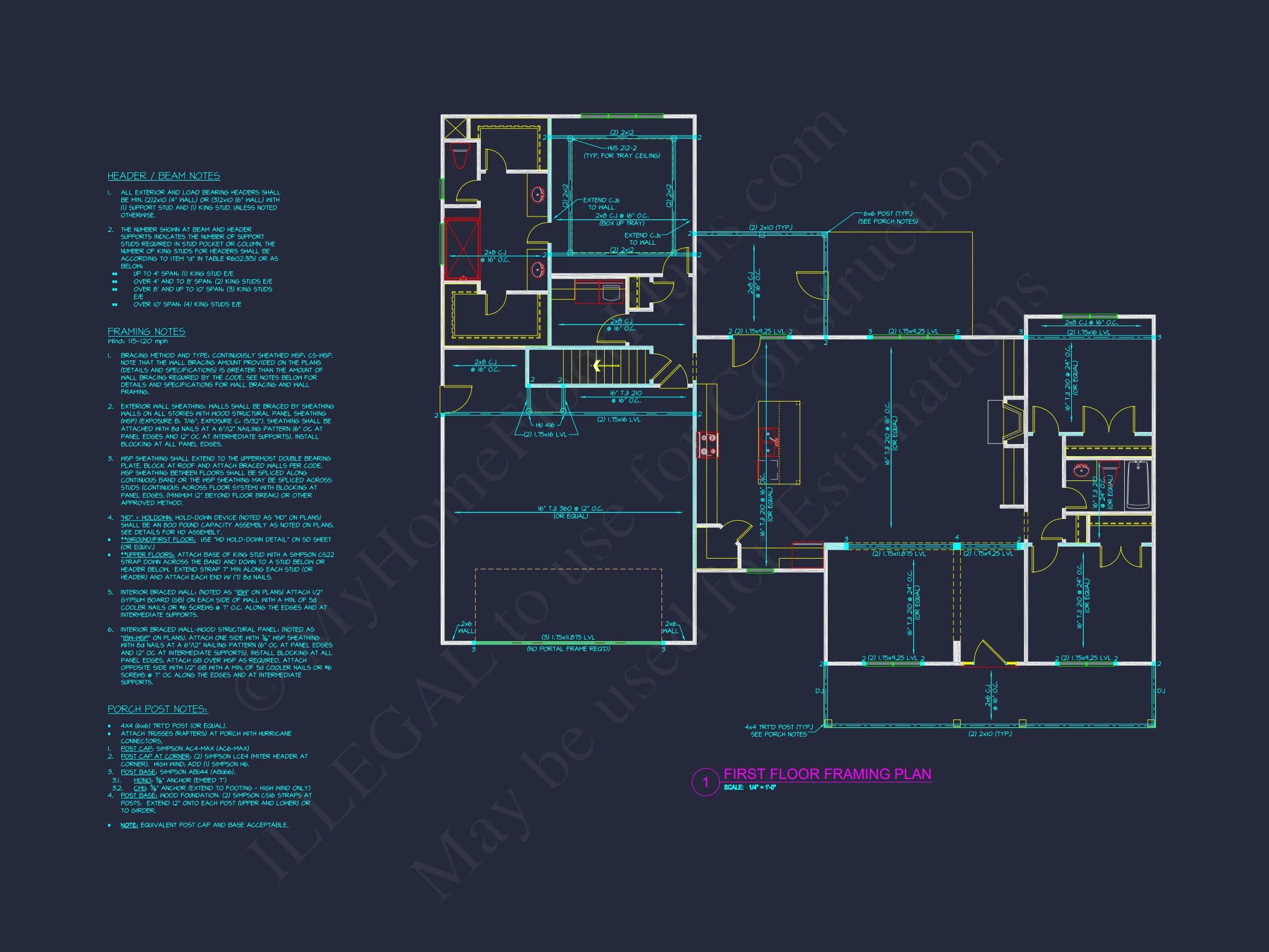 19-2319 HOUSE PLAN - Traditional Colonial Home Plan - 4-Bed, 3-Bath, 2,750 SF 9 Beautiful house Plan with Spacious Floor Design and CAD Blueprint