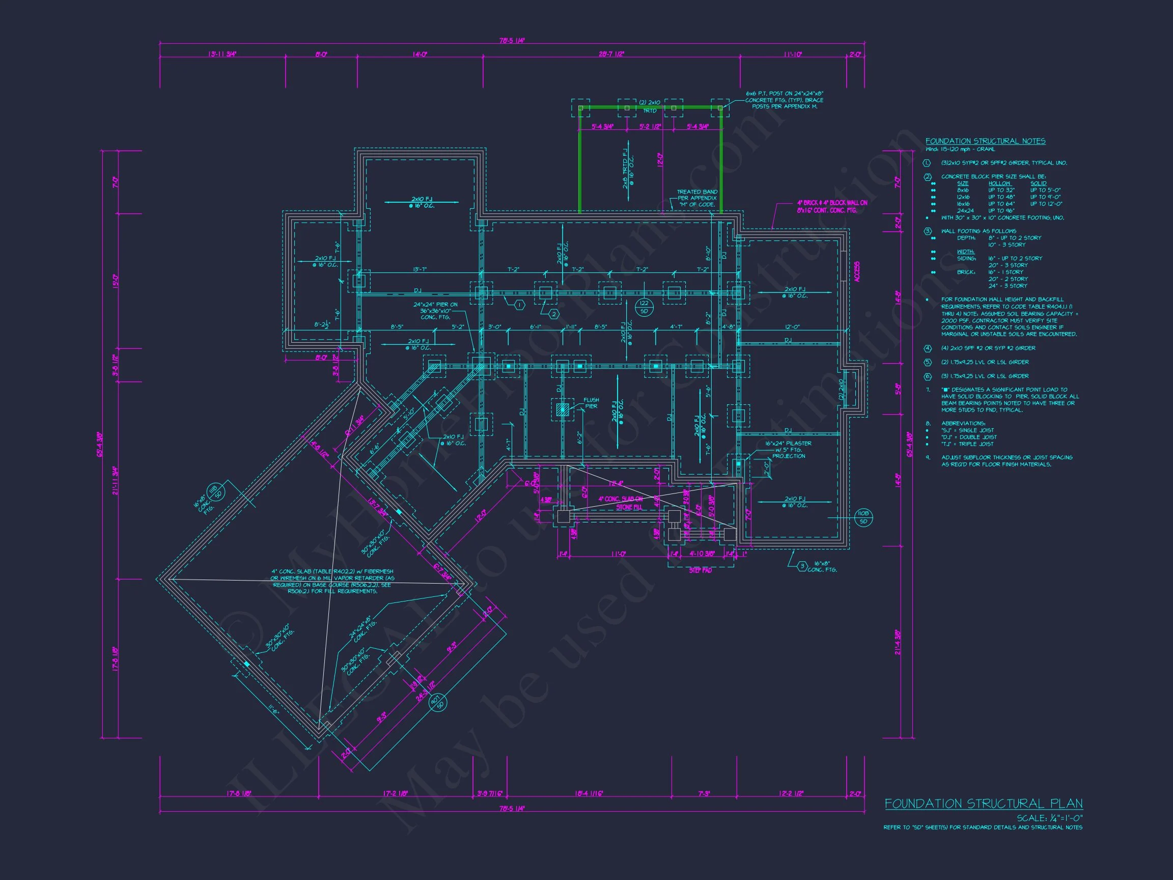 19-2268 HOUSE PLAN - Traditional Home Plan - 3-Bed, 2-Bath, 2,400 SF 8 Modern Craftsman house Plan with 1.5 Story Design and Angled Garage