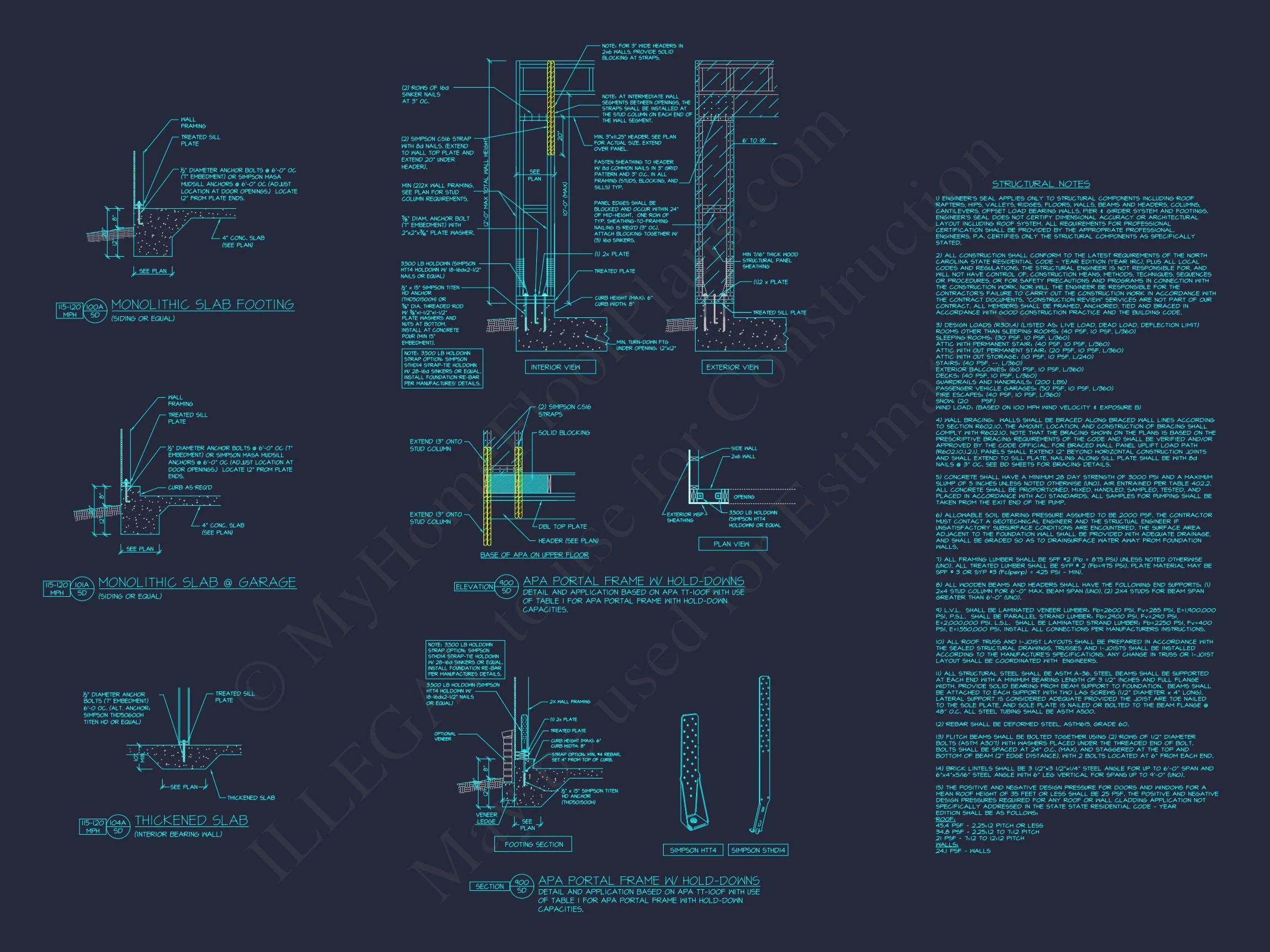 19-1536 HOUSE PLAN - Traditional Home Plan - 3-Bed, 2-Bath, 1,950 SF 13 Traditional house Plan with 3 Bedrooms, 2-Car Garage & CAD Designs