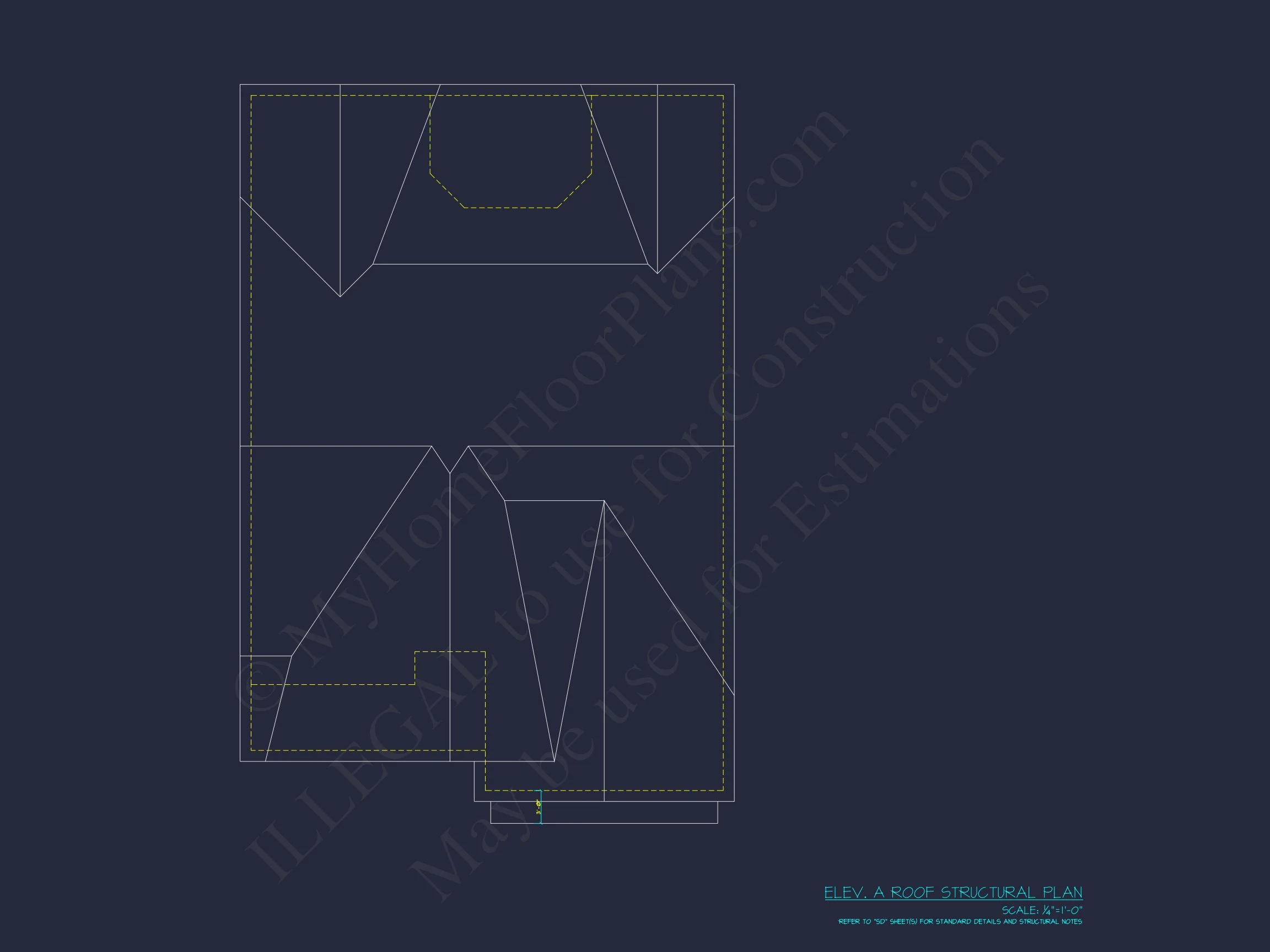 19-1536 HOUSE PLAN - Traditional Home Plan - 3-Bed, 2-Bath, 1,950 SF 12 Traditional house Plan with 3 Bedrooms, 2-Car Garage & CAD Designs
