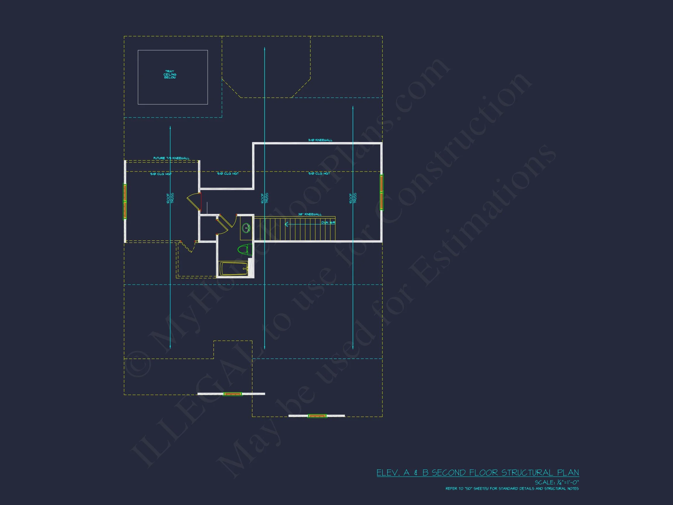 19-1536 HOUSE PLAN - Traditional Home Plan - 3-Bed, 2-Bath, 1,950 SF 11 Traditional house Plan with 3 Bedrooms, 2-Car Garage & CAD Designs