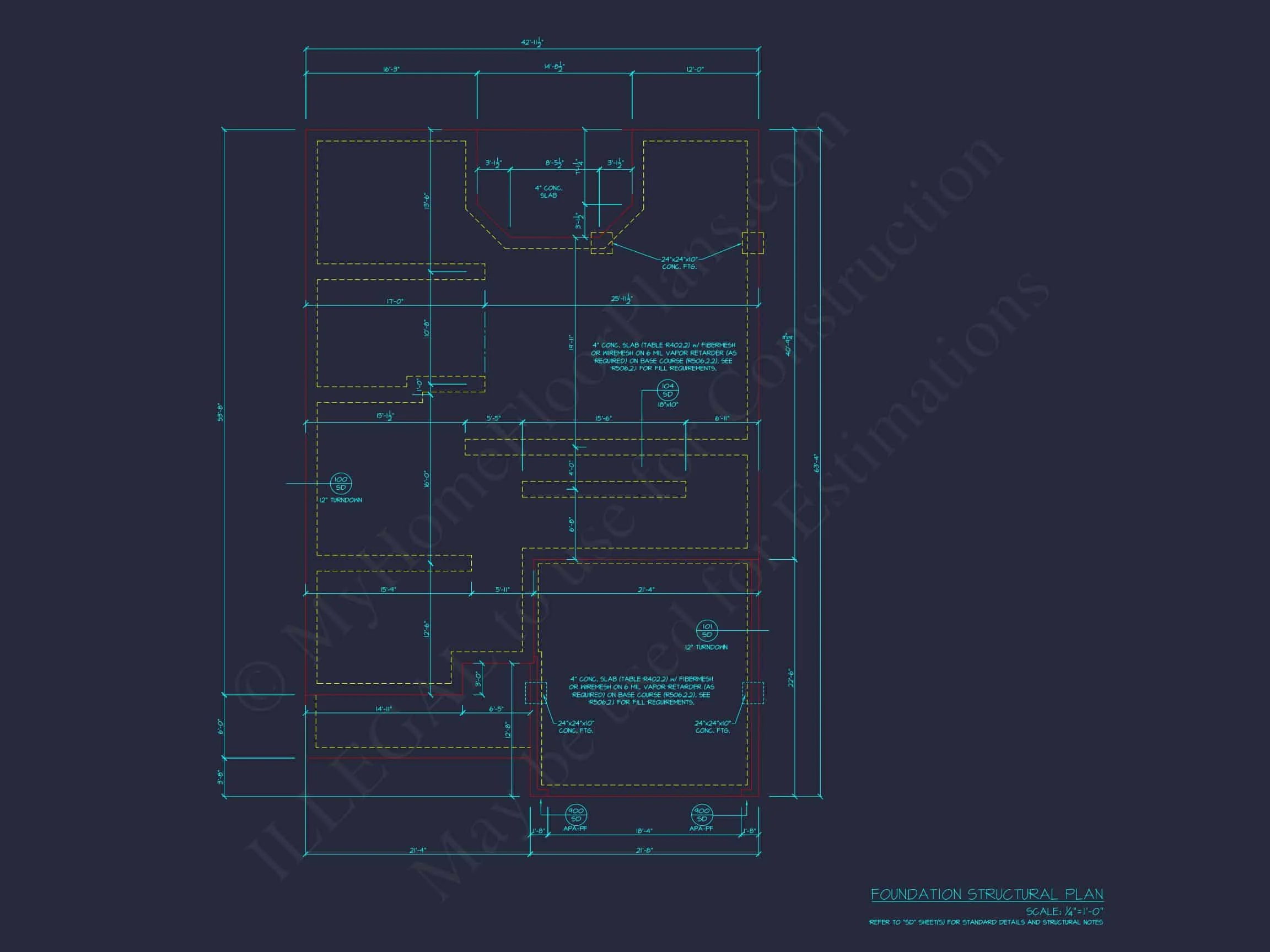 19-1536 HOUSE PLAN - Traditional Home Plan - 3-Bed, 2-Bath, 1,950 SF 9 Traditional house Plan with 3 Bedrooms, 2-Car Garage & CAD Designs