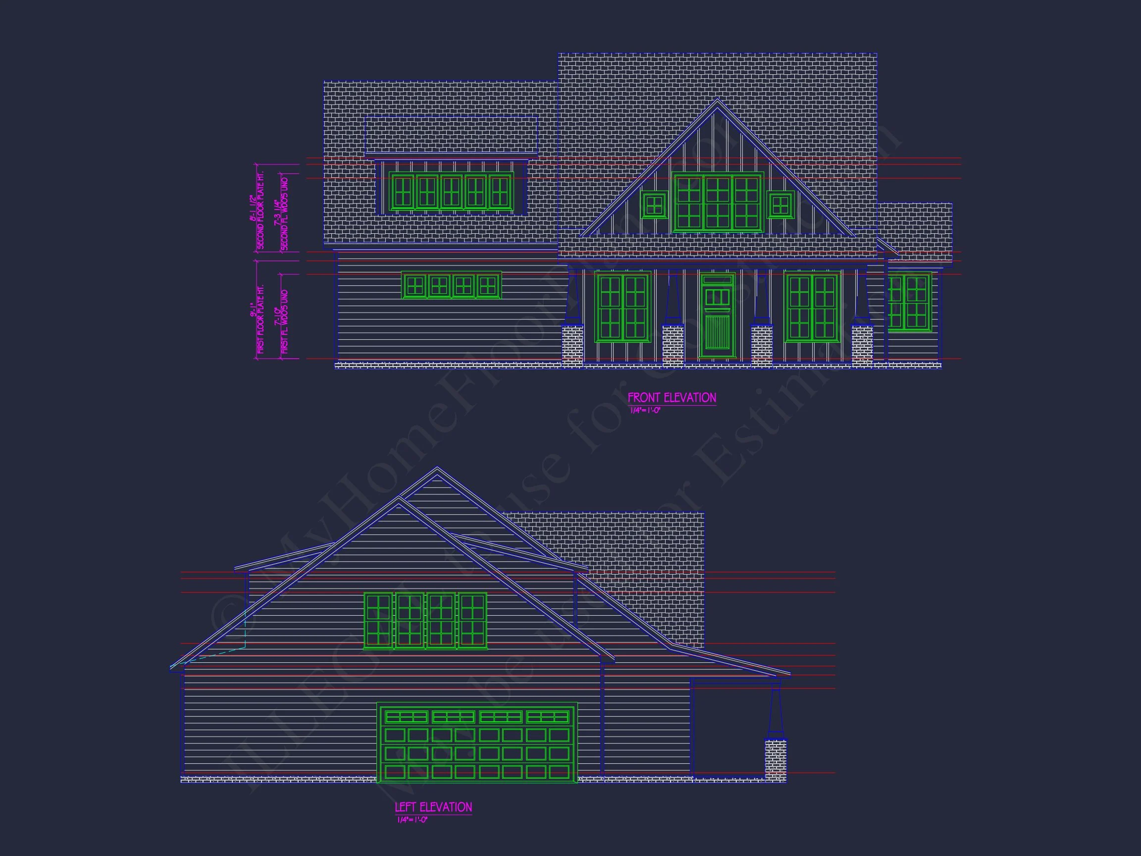 19-1280 HOUSE PLAN - Modern Farmhouse Home Plan - 4-Bed, 3-Bath, 2,650 SF 2 2-Story Floor Plan