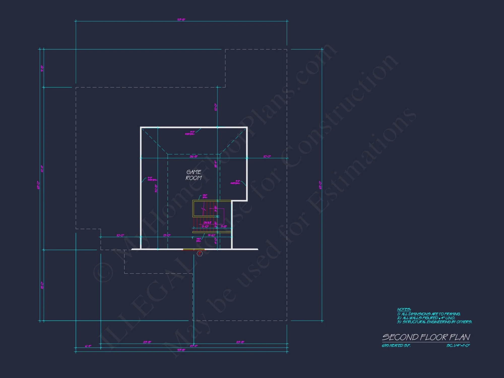 Customizable house Floor Plan with CAD Designs and Blueprint
