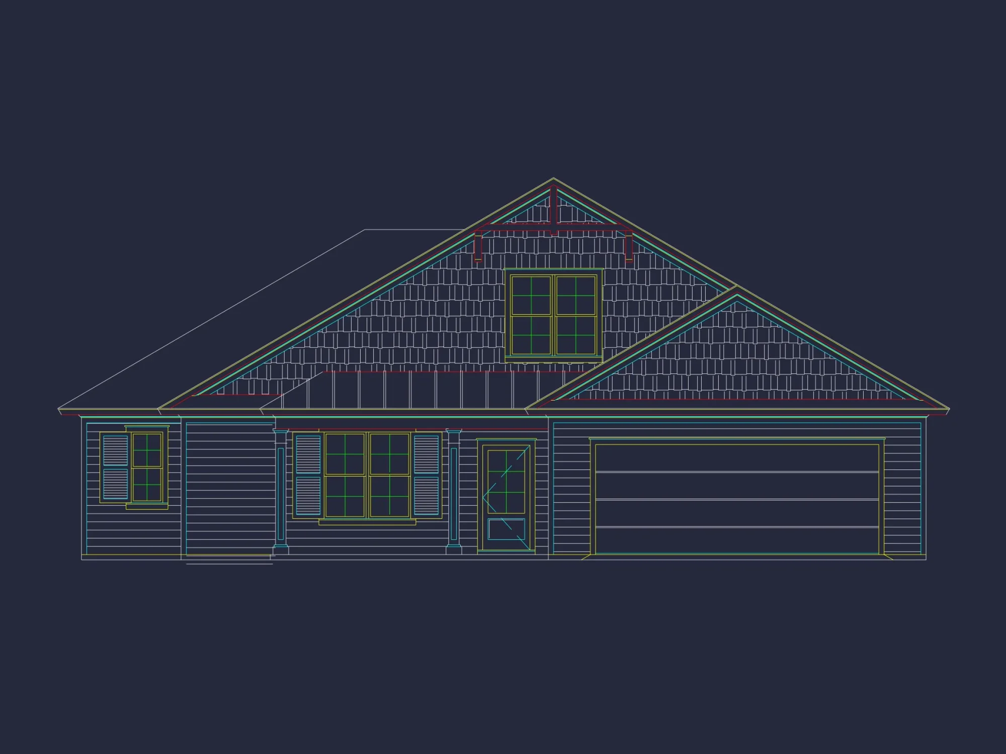 Customizable house Floor Plan with CAD Designs and Blueprint