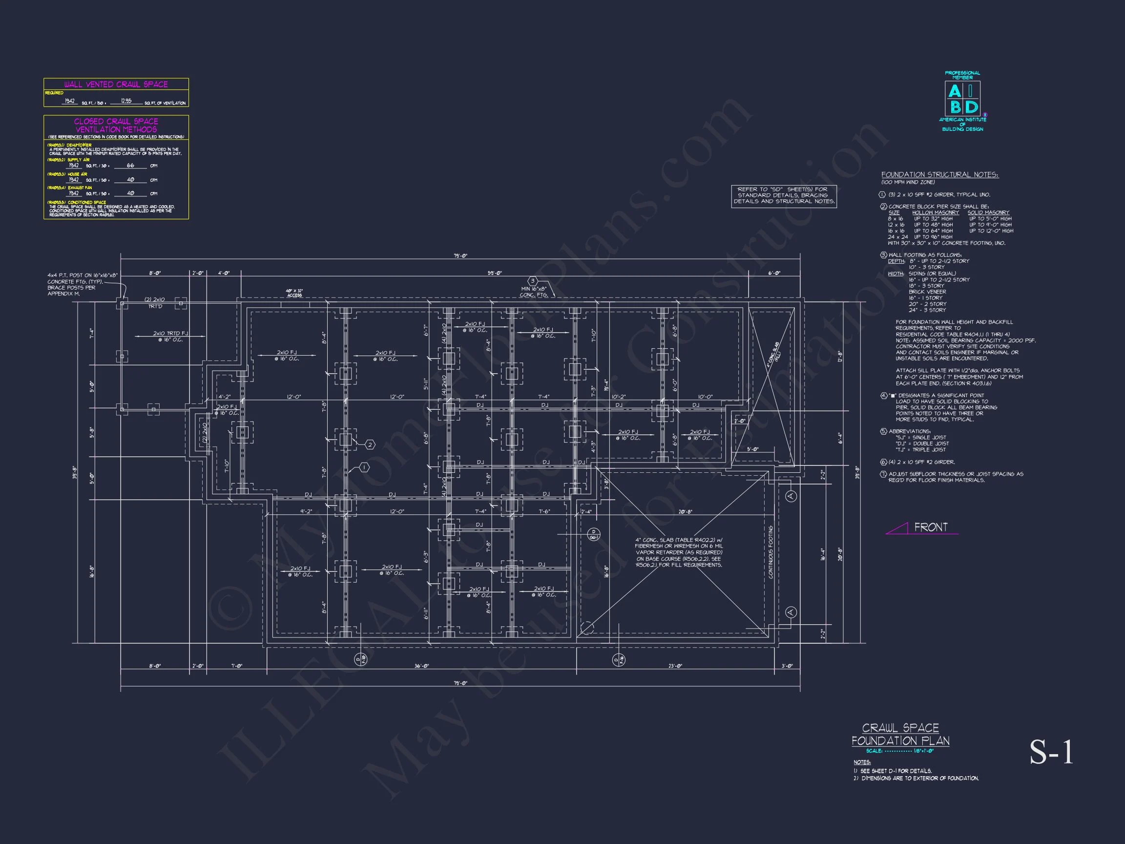 18-1583 HOUSE PLAN - Traditional Craftsman Home Plan - 3-Bed, 2.5-Bath, 2,050 SF 9 Craftsman house Plan with Versatile Floor Plan and CAD Designs